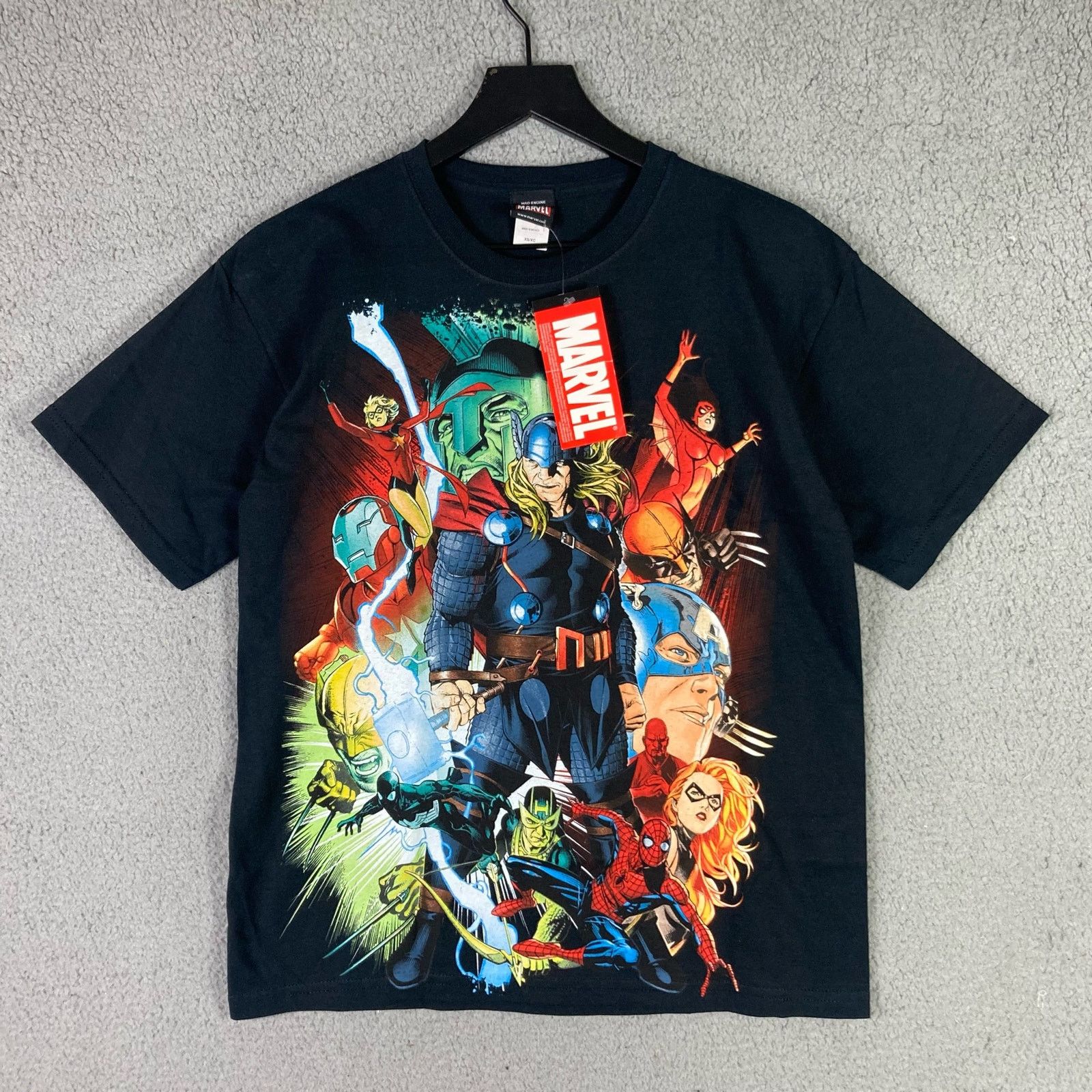 Marvel Comics Vintage Marvel Mad Engine T-Shirt XS Rare Super Hero Graphic Size US XS / EU 42 / 0 - 6 Thumbnail