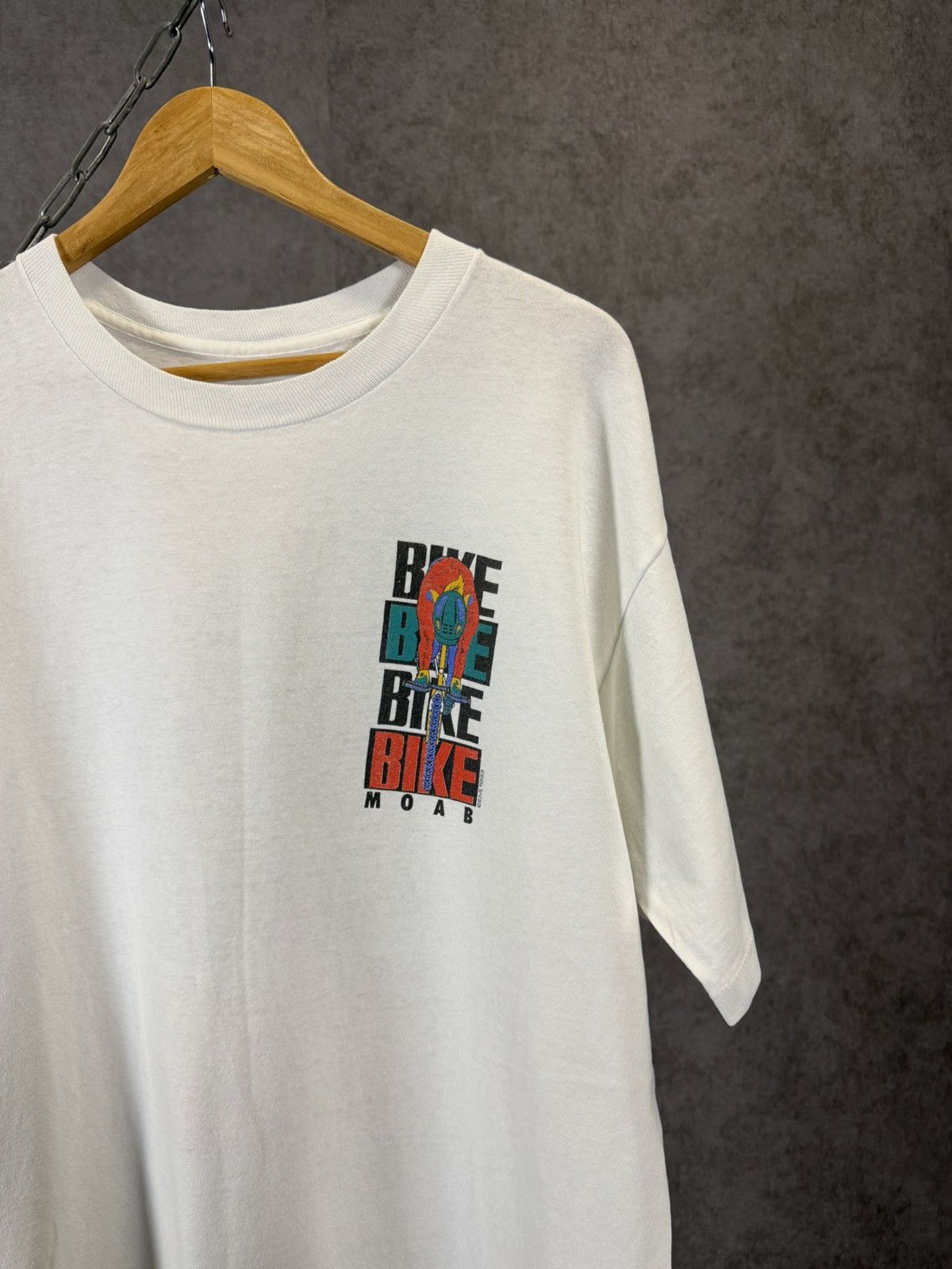 Vintage Bike 1993 Moab vintage single stitch tee Size US L / EU 52-54 / 3 - 3 Thumbnail