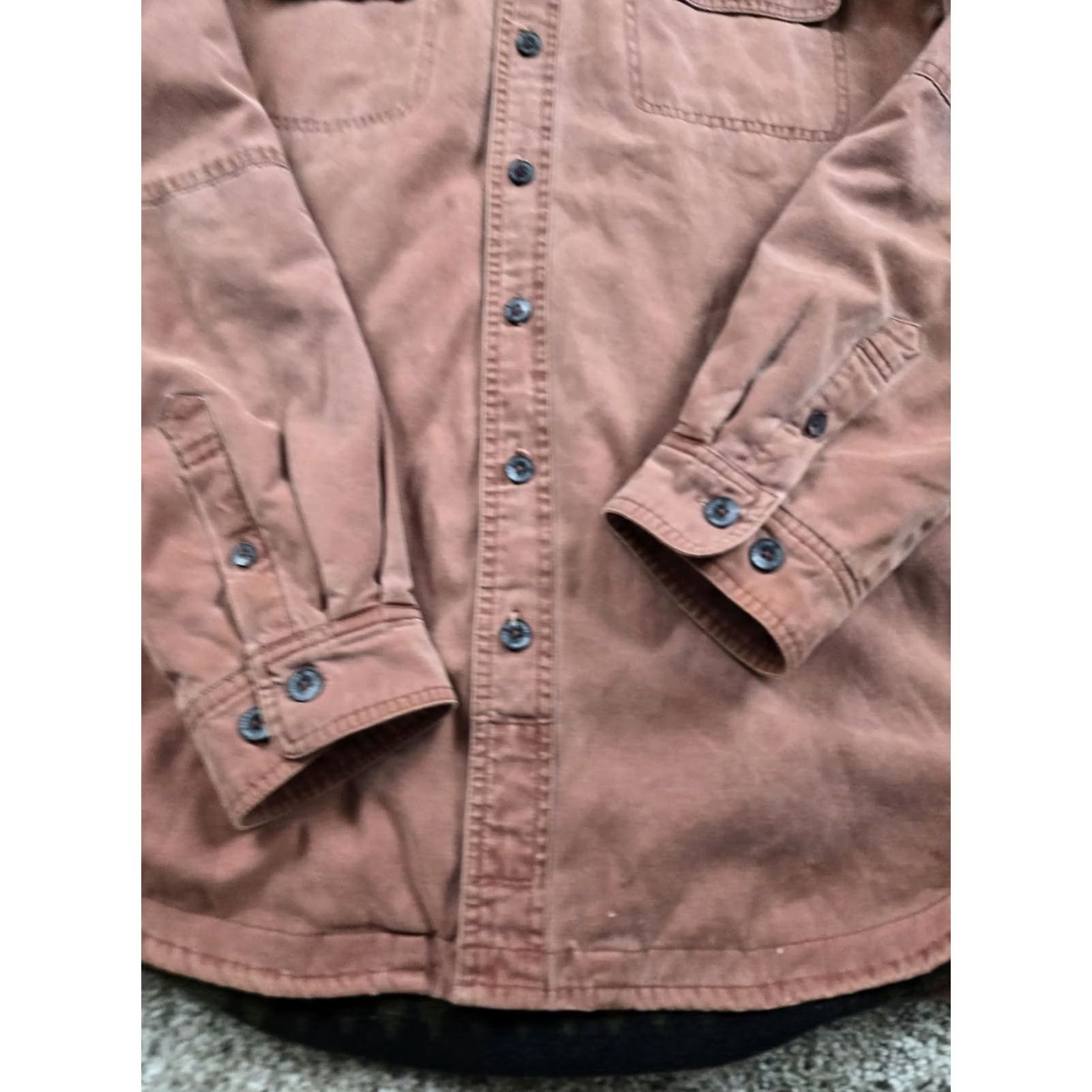 The Territory Ahead VINTAGE Territory Ahead Shirt Jacket XLT Red Canvas Blanket Lined Southwestern Jacket Coat Mens Size US XL / EU 56 / 4 - 3 Thumbnail