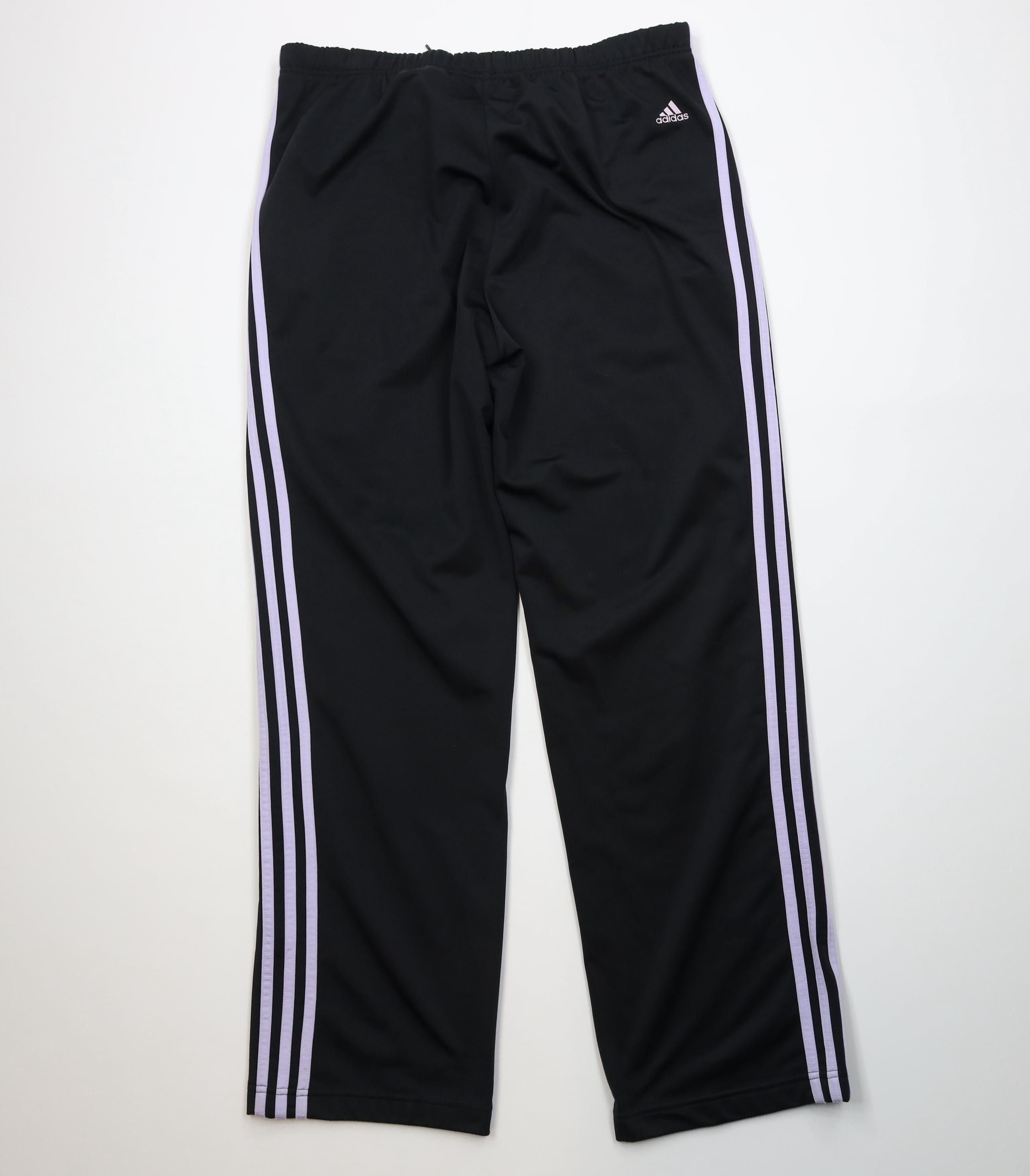 Adidas Vintage Y2K 2003 Adidas Striped Wide Leg Sweatpants Pants Size 38" / US 16 / IT 52 - 9 Thumbnail