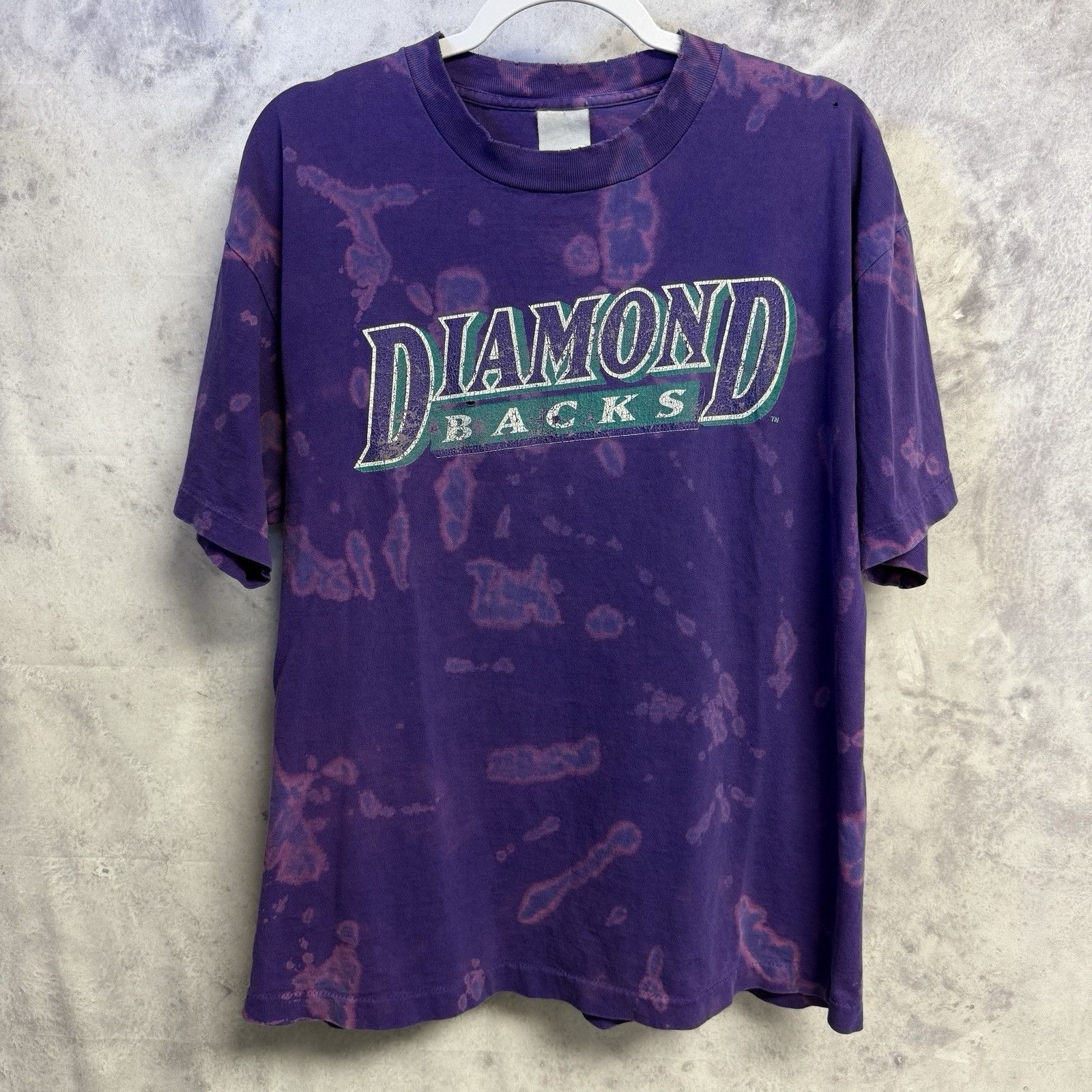 MLB Vintage Arizona Diamondbacks T Shirt Mens XL 23x27 Purple Size US XL / EU 56 / 4 - 2 Thumbnail