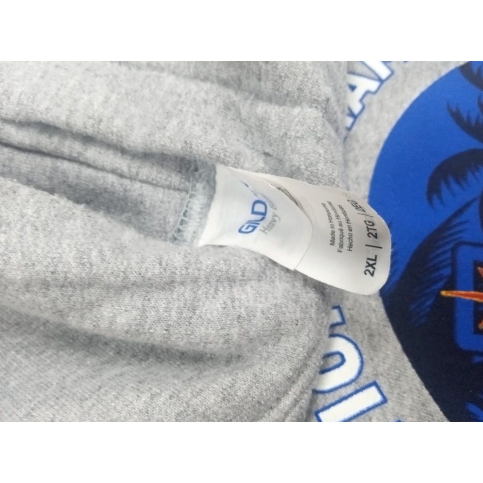 Gildan VINTAGE 2019 Judo Senior National Championship Las Vegas Gildan Heavy Blend Hoodie 2XL Gray Mens Size US XXL / EU 58 / 5 - 4 Thumbnail
