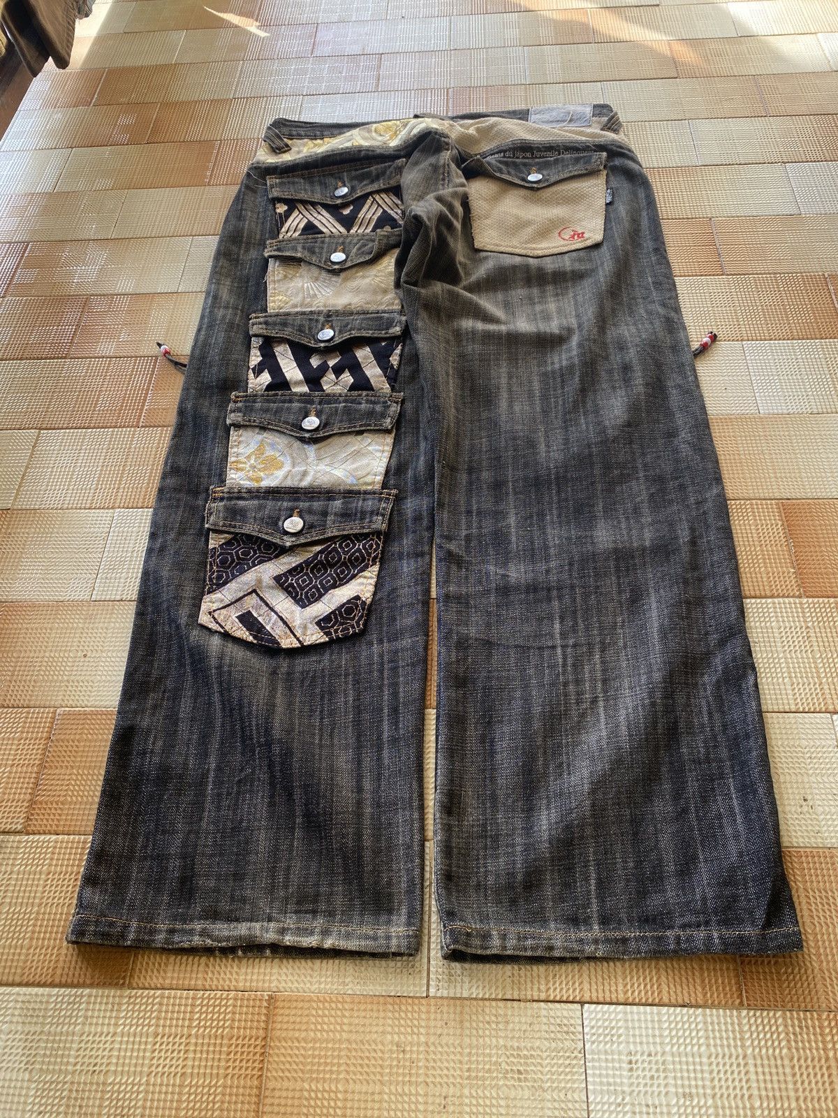 Japanese Brand Vintage juvenile delinquen multi pocket denim Size US 38 / EU 54 - 3 Thumbnail