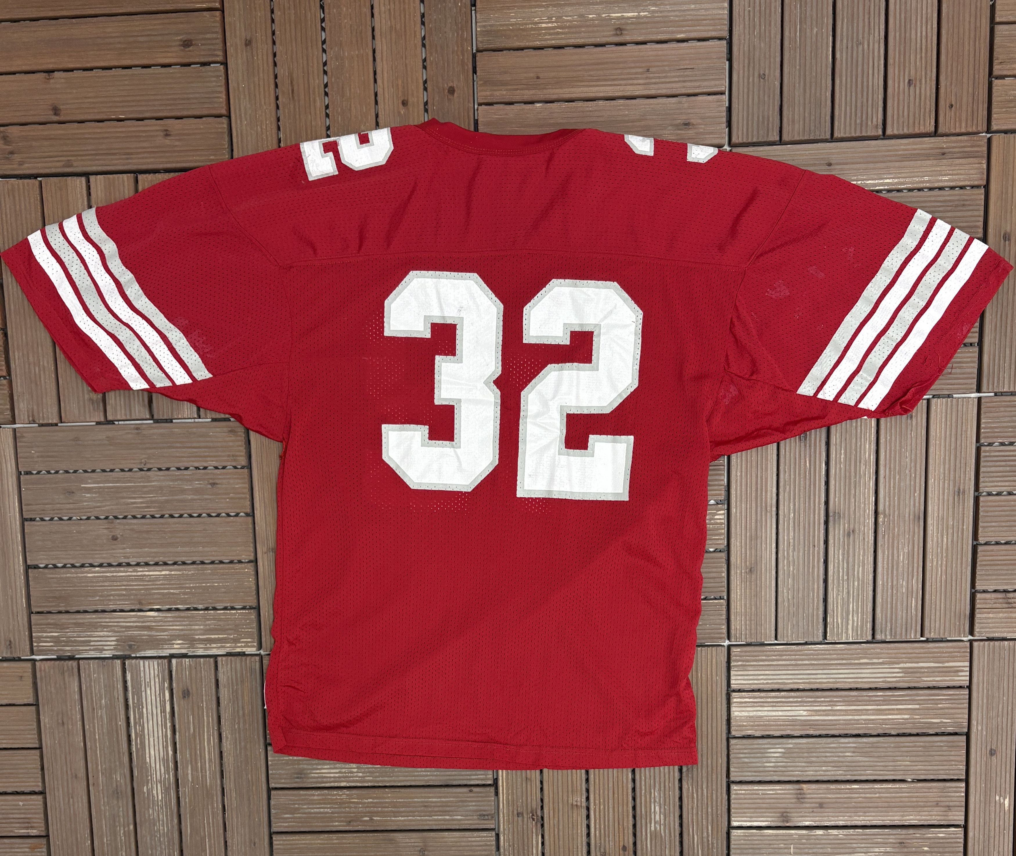 Russell Athletic × Vintage Ohio State Buckeyes Vintage Red Football Jersey Size US XL / EU 56 / 4 - 4 Thumbnail