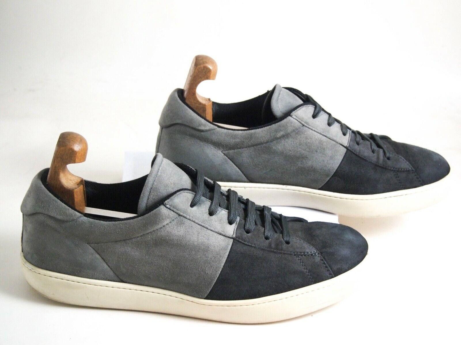 Tod's Tod's Sneakers Black Gray Suede Mens US 9.5 EU 42.5 Size US 9.5 / EU 42-43 - 2 Thumbnail