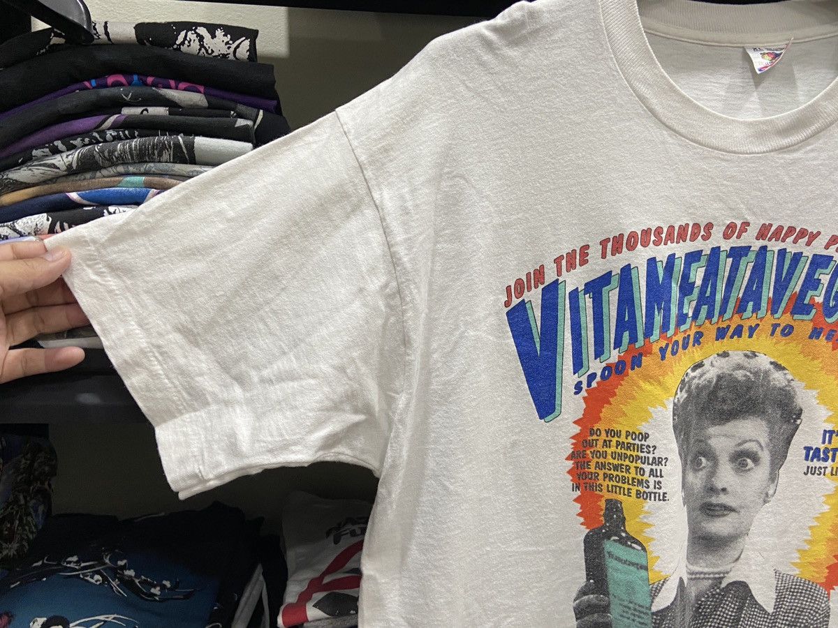 Vintage Vintage 1992s I LOVE LUCY Movie Tour T-Shirt Size US XL / EU 56 / 4 - 7 Thumbnail