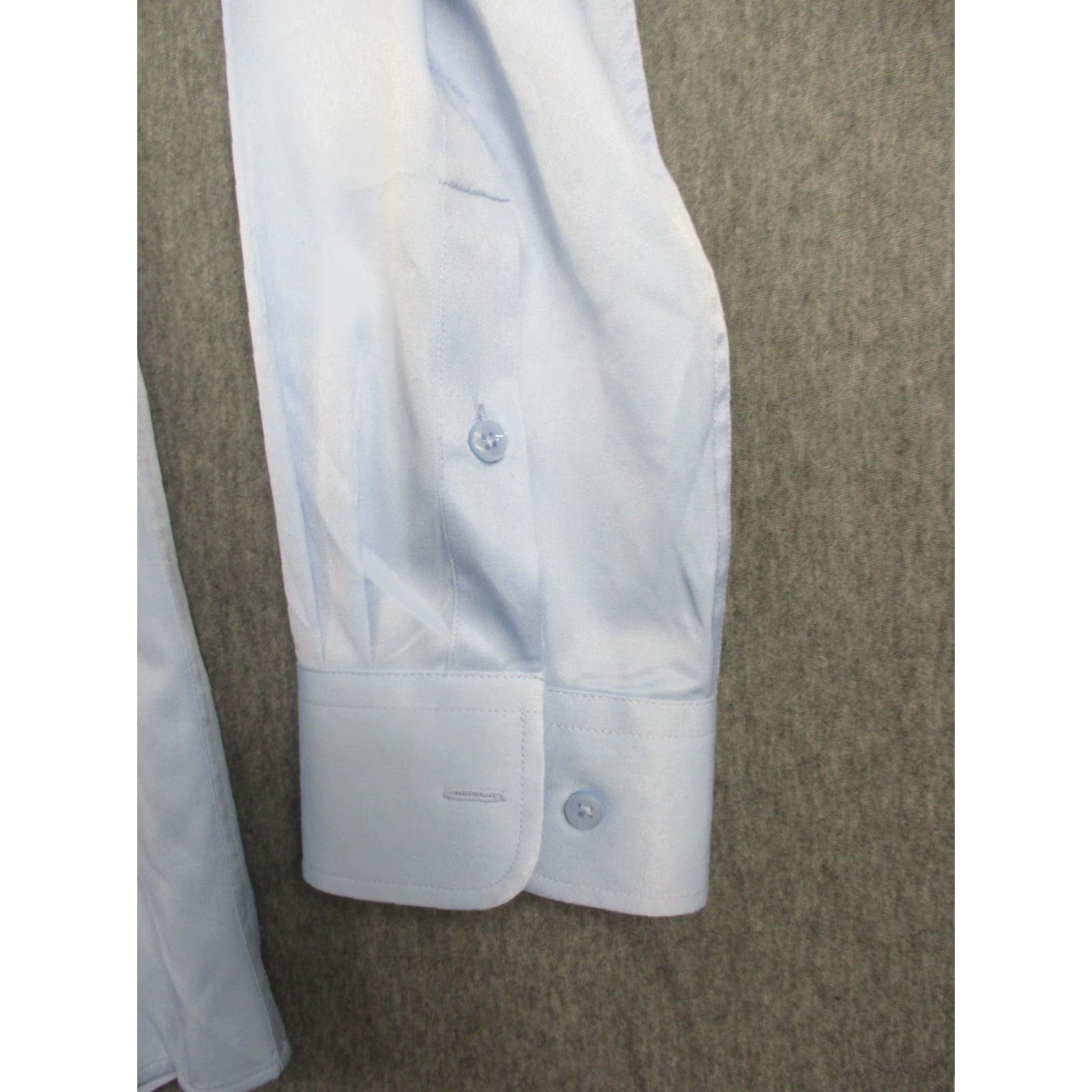 Vintage Flex Shirt XL Blue Button Down Long Sleeve Dress Mens Luxury Collection Italy Size 46R - 5 Thumbnail