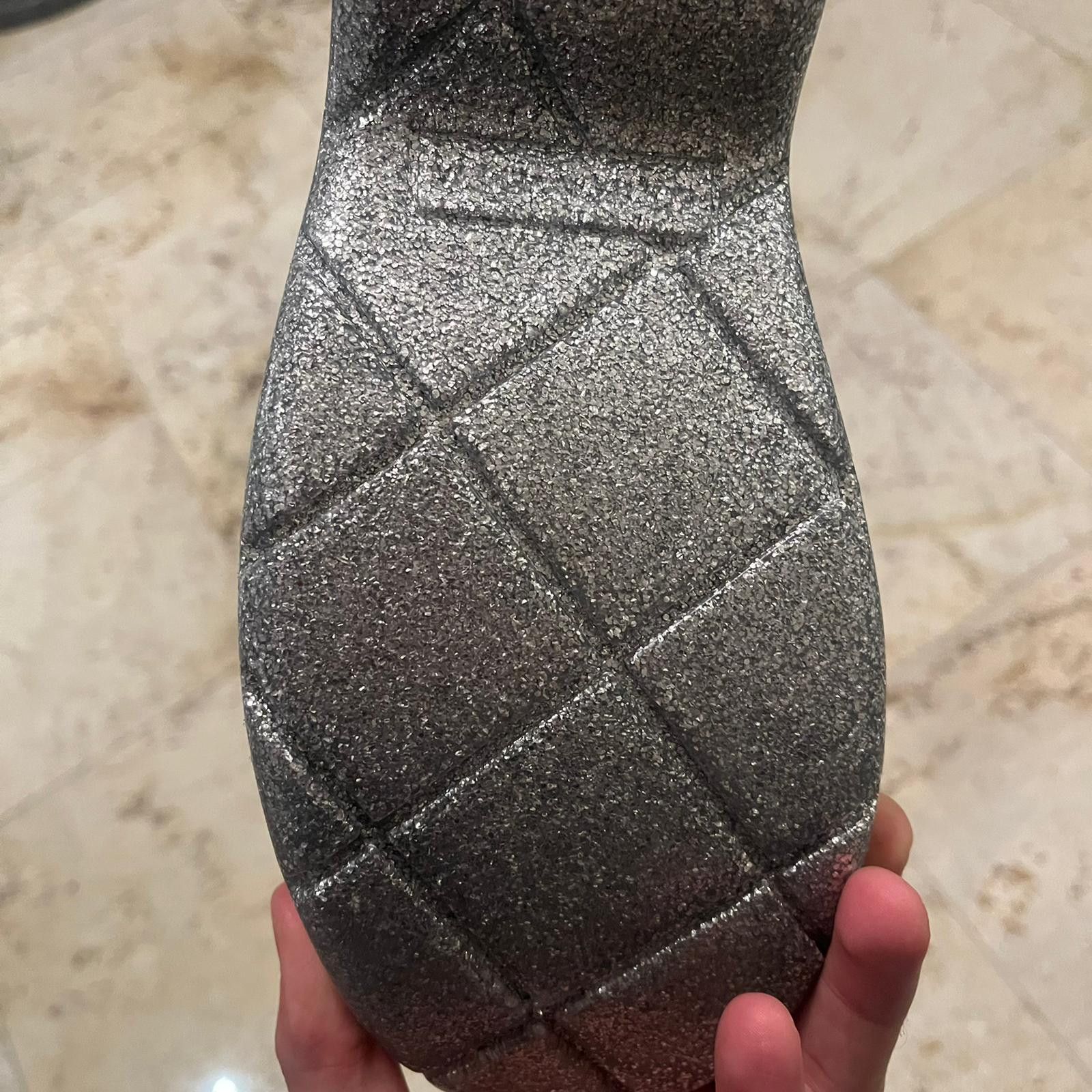 Bottega Veneta o1rshd1 Puddle Ankle Boots Spark Rubber in Silver Size US 9 / EU 42 - 8 Thumbnail