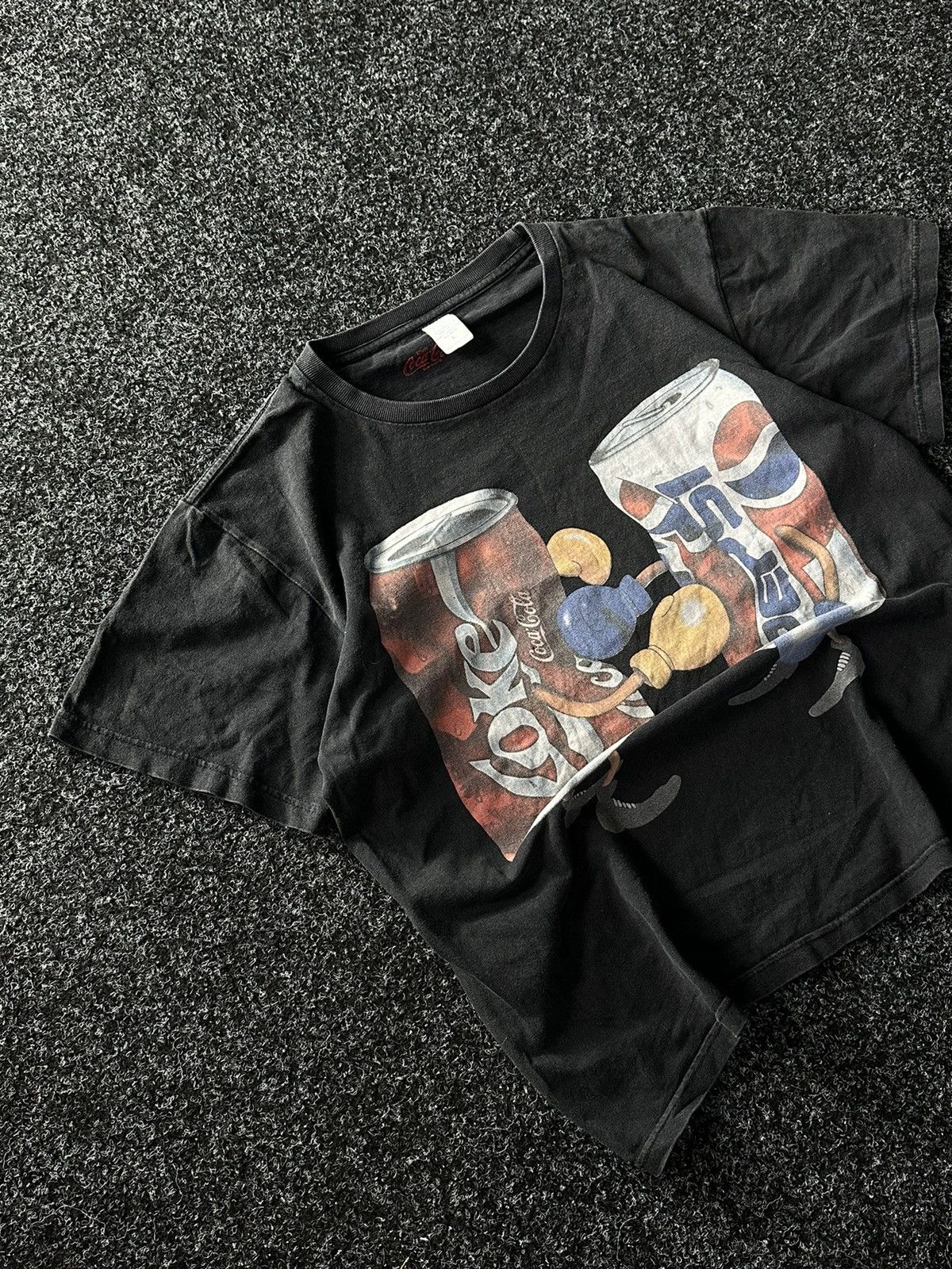 Coca Cola × Vintage 🚨COCA COLA VS PEPSI 90s vintage big logo 00s RARE FUN Size US L / EU 52-54 / 3 - 2 Thumbnail