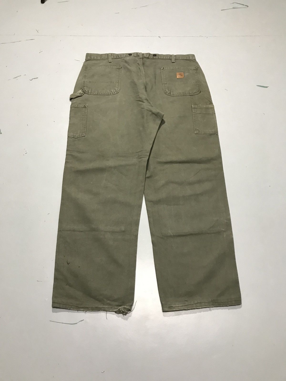 Carhartt Vintage carhartt B136 MOS carpenter denim Size US 42 / EU 58 - 2 Thumbnail