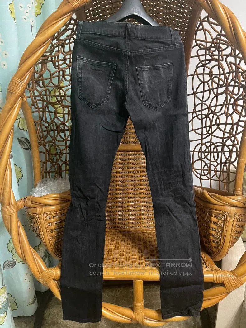 Saint Laurent Paris Saint Laurent Destroyed Skinny Jeans. Size US 29 - 3 Thumbnail