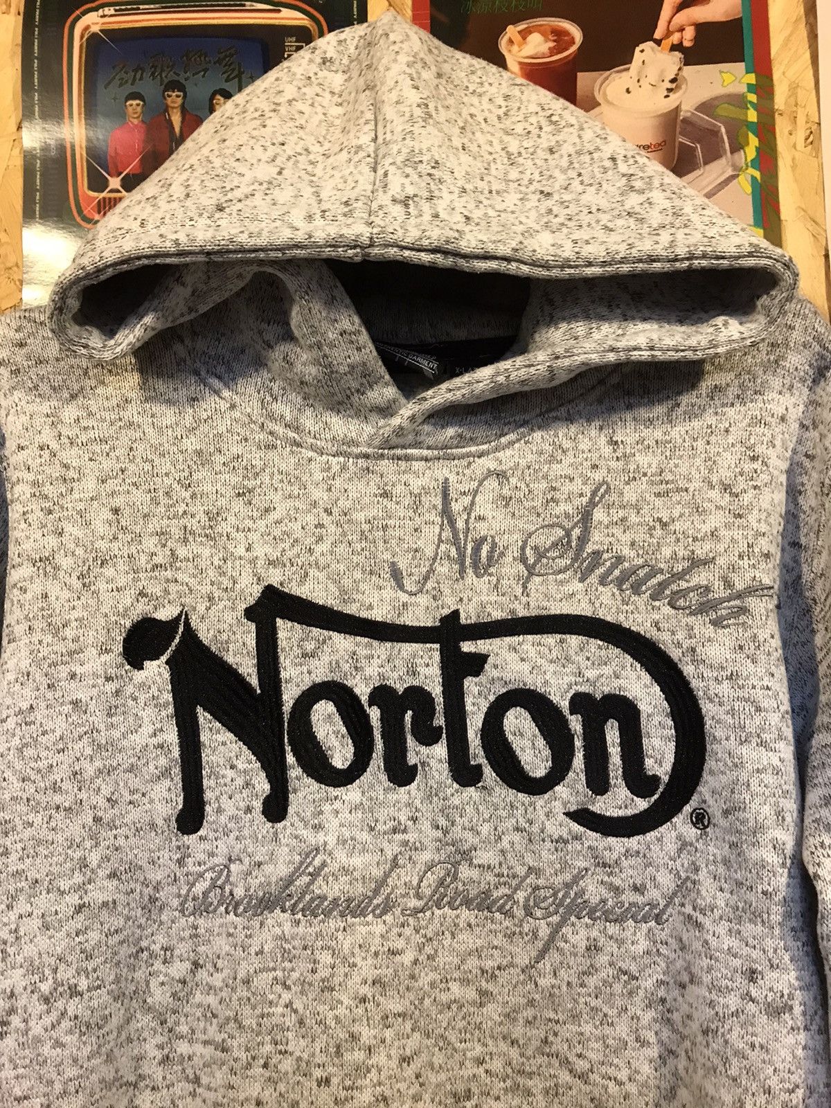 Norton Norton Embroidery Hoodie Size US L / EU 52-54 / 3 - 2 Thumbnail