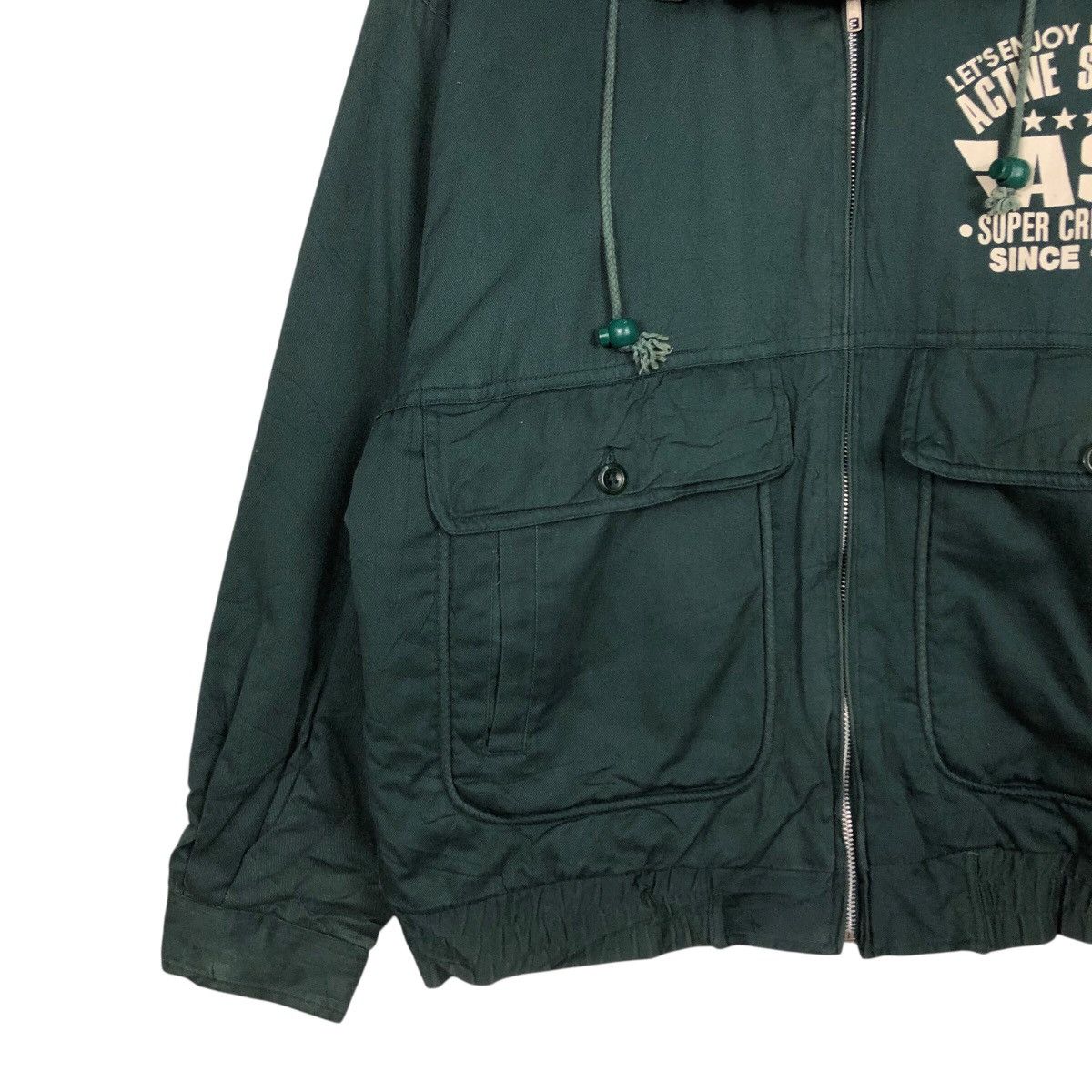 Hysteric Glamour 📌Vintage Biker Bomber Jacket Swooplex Big Logo Embroidery Size US L / EU 52-54 / 3 - 5 Thumbnail