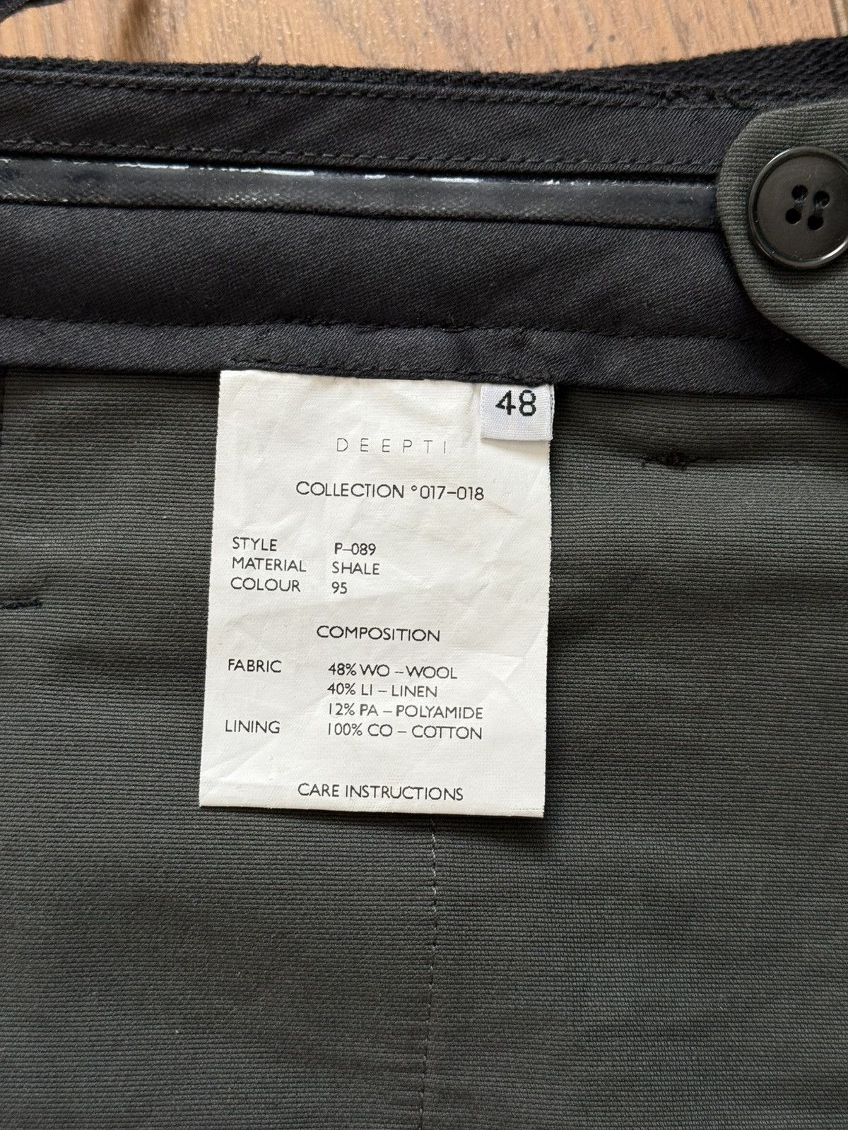 Deepti Deepti Dropcrotch P-089 Pants Size US 29 - 3 Thumbnail