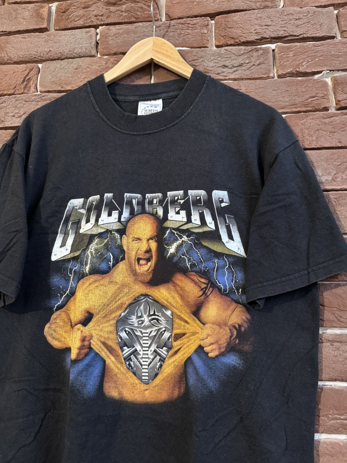 Vintage Vintage 90s WWF Goldberg Wrestling Grail WWE Black M Size US M / EU 48-50 / 2 - 3 Thumbnail