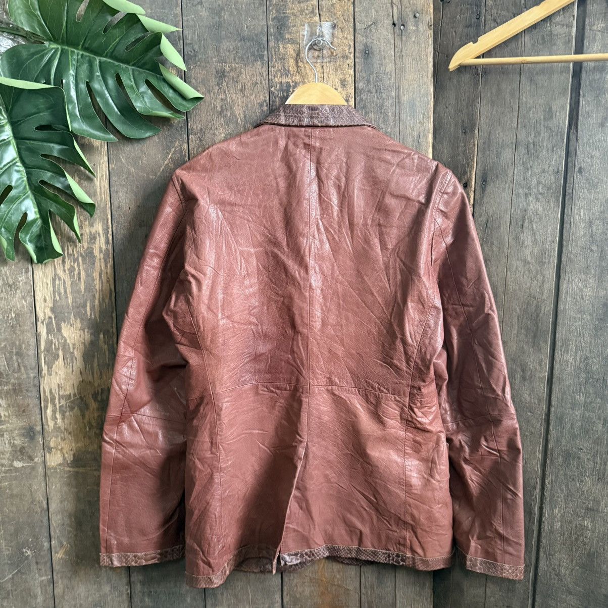 Tornado Mart Vintage Tornado Mart Leather Blazer Jacket Size L / US 10 / IT 46 - 2 Thumbnail