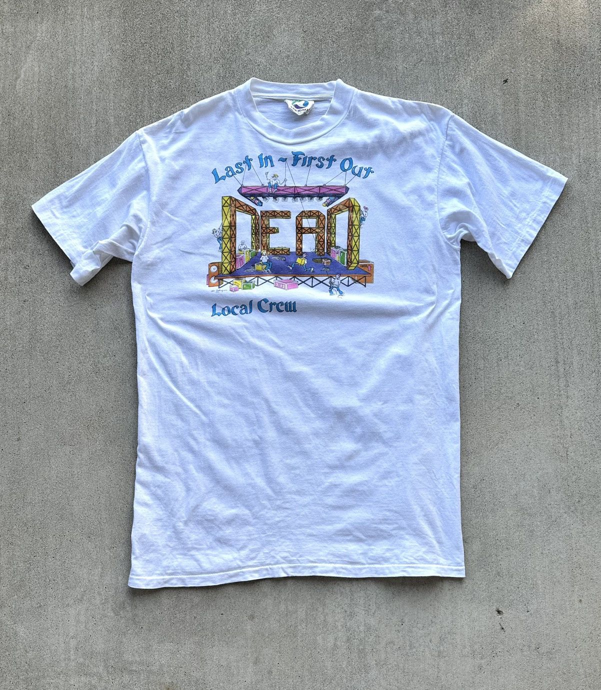 Grateful Dead × Liquid Blue × Vintage Vintage Grateful Dead Local Crew Tee Xl Liquid Blue 90s Size US XL / EU 56 / 4 - 1 Thumbnail