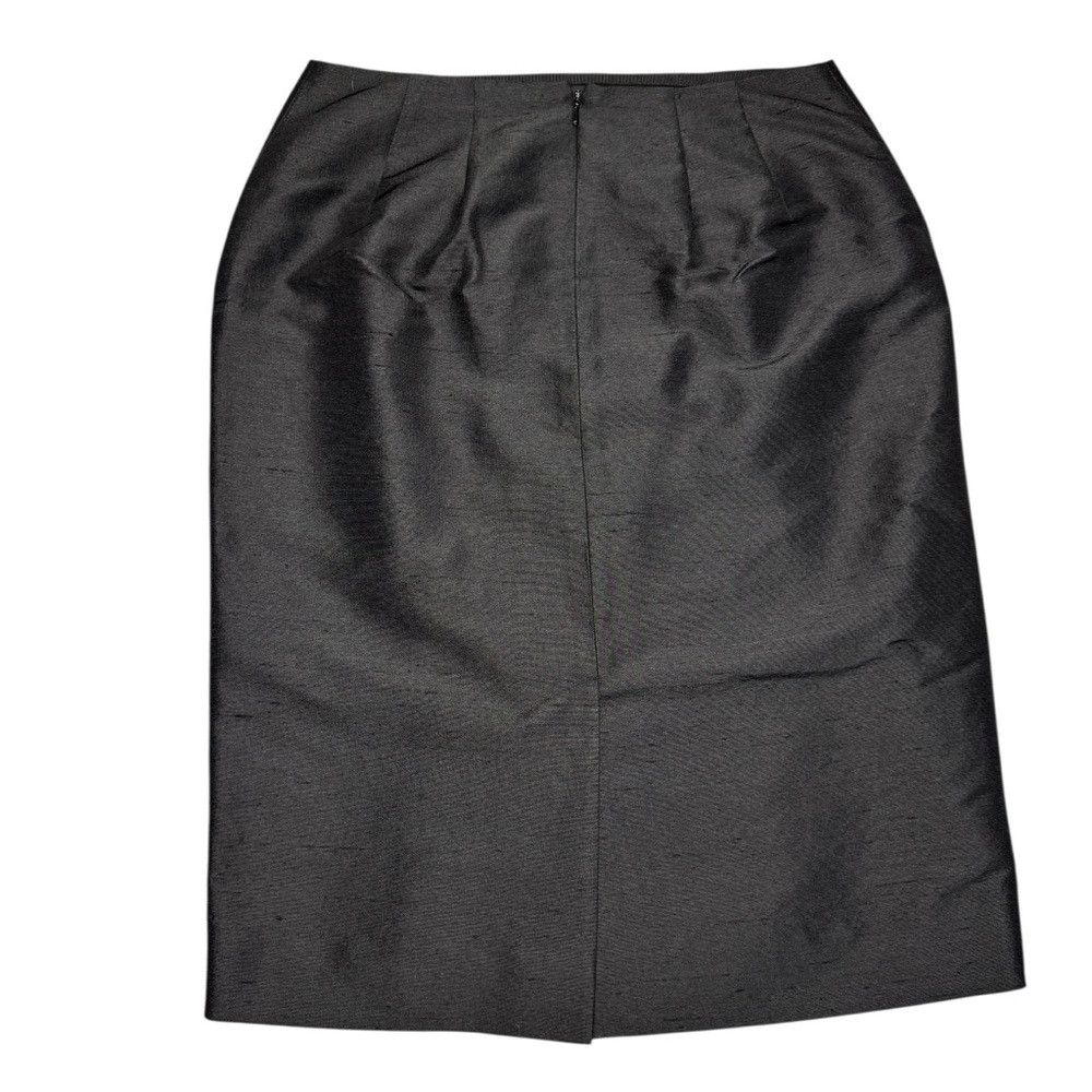 Other NWT New $120 Dana Buchman Silk Black Pencil Skirt Size 4 Size 27" / US 4 / IT 40 - 3 Thumbnail