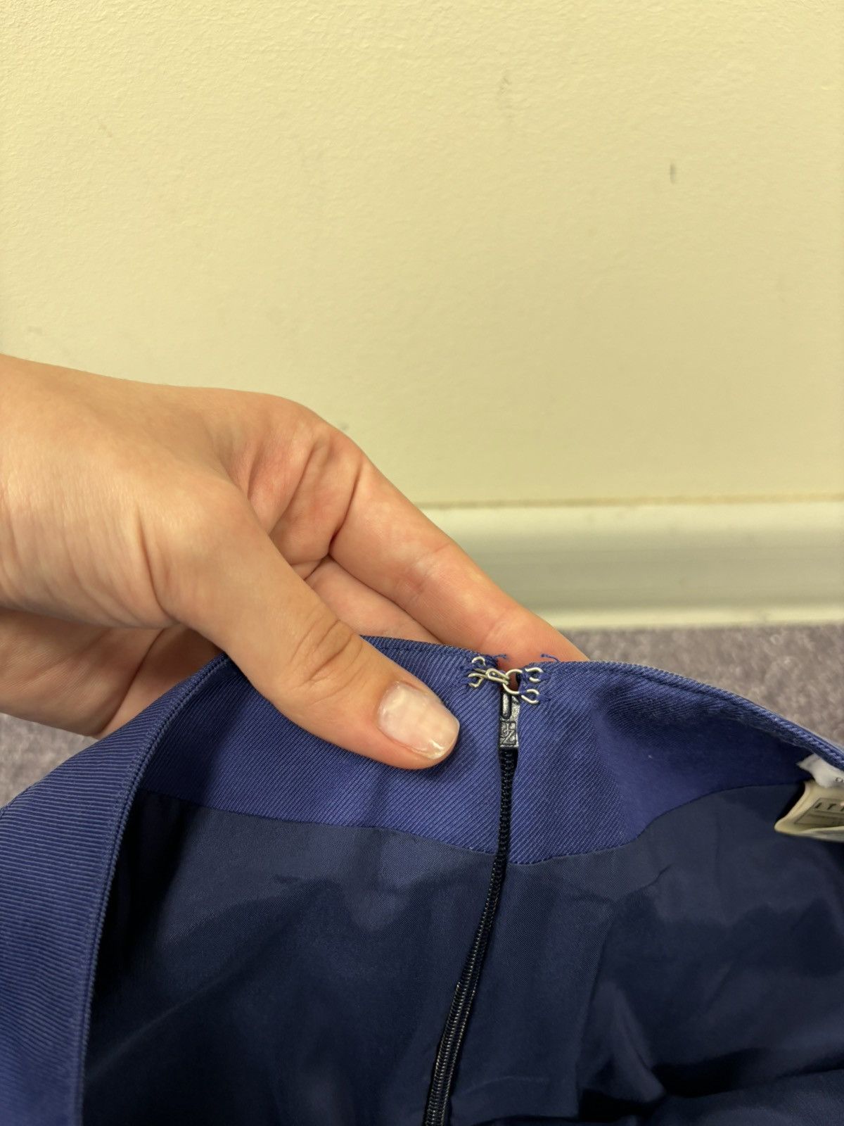 Versace Jeans Couture Versace Jeans Couture Blue Cotton/Viscose Luxury Midi Skirt Size 30" / US 8 / IT 44 - 5 Thumbnail