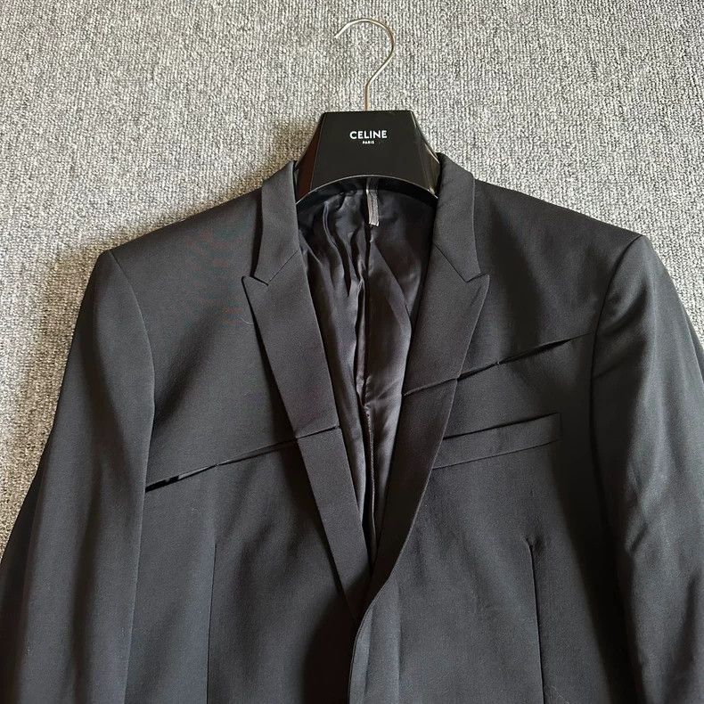 Dior Dior Small sword collar, knife-cut hole, wool suit, jacket Size US M / EU 48-50 / 2 - 2 Thumbnail