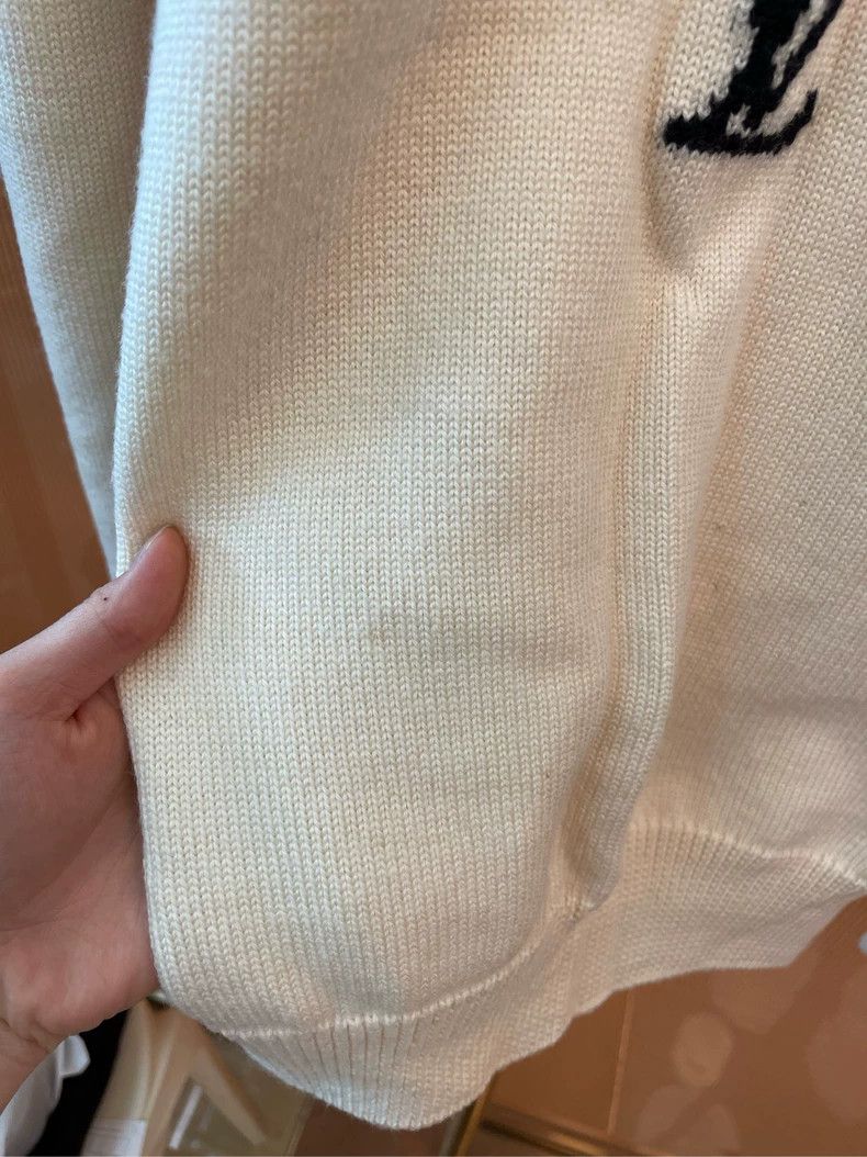 Louis Vuitton Louis Vuitton Off-white clock pattern cardigan sweater Size US XXL / EU 58 / 5 - 6 Thumbnail