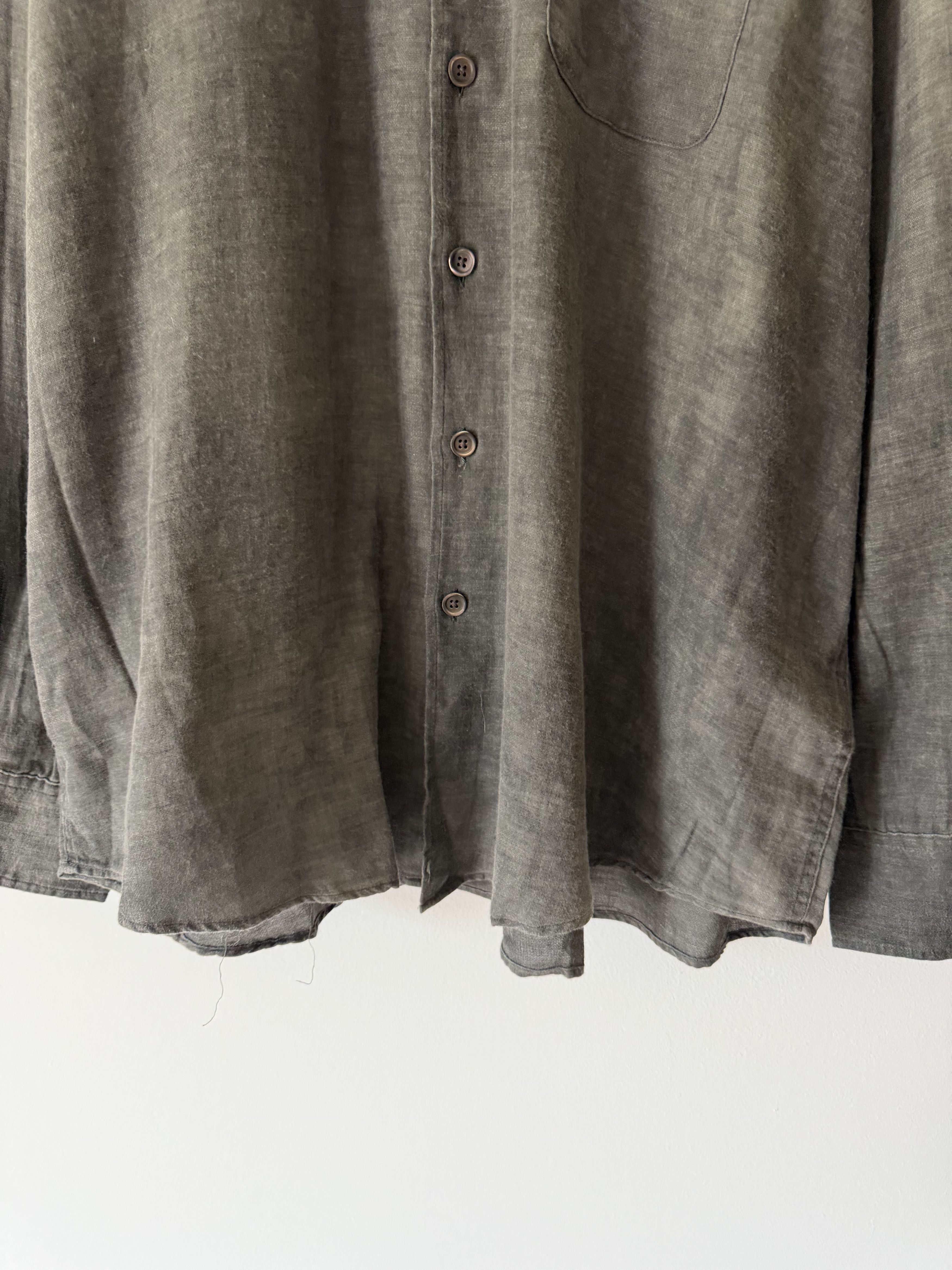 Our Legacy Our Legacy Sparce Cotton Above Shirt in Dark Cloud Size US L / EU 52-54 / 3 - 3 Thumbnail