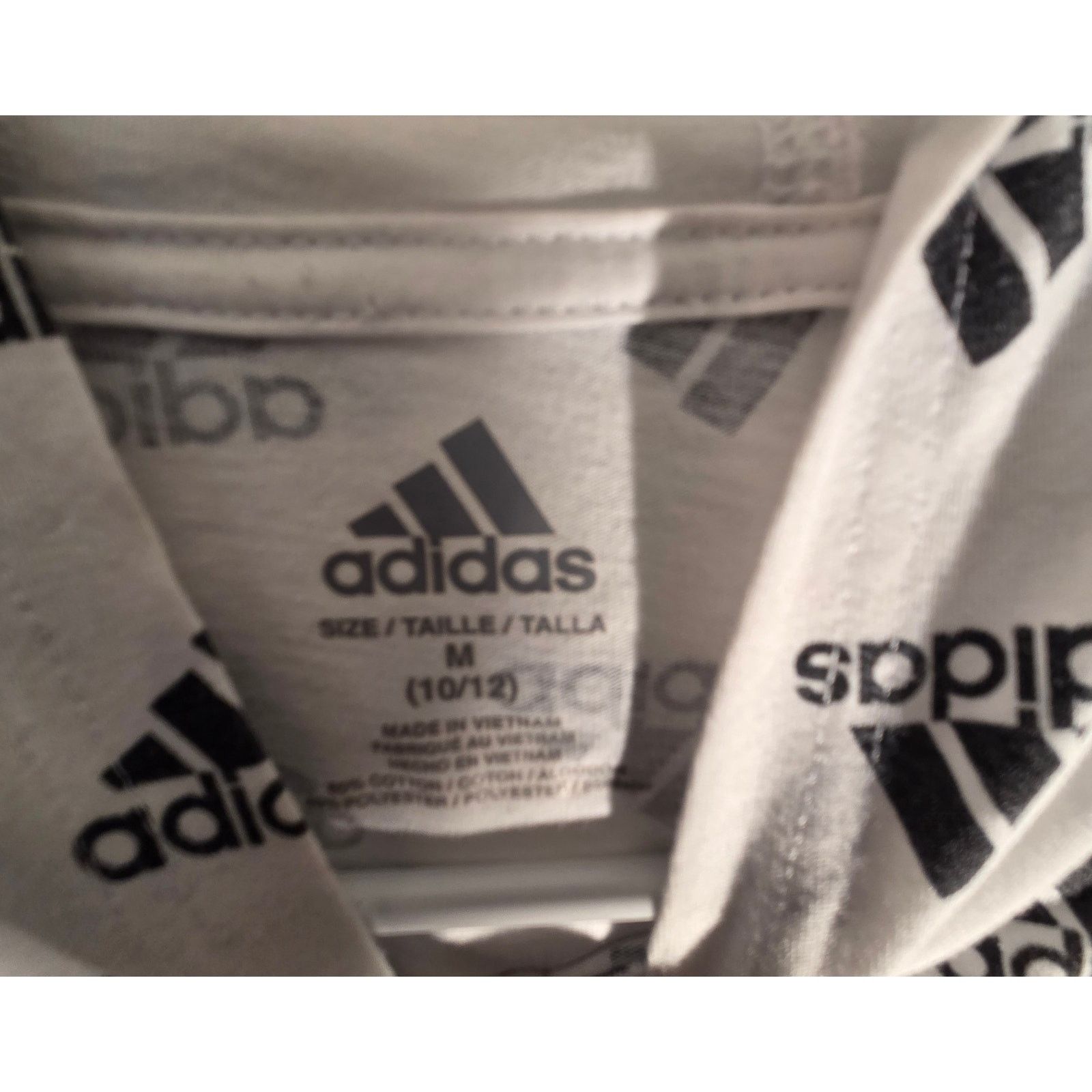 Adidas Adidas Monogram Black&White LongSleeveShirt Hoodie-kids10/12 Size US S / EU 44-46 / 1 - 4 Thumbnail