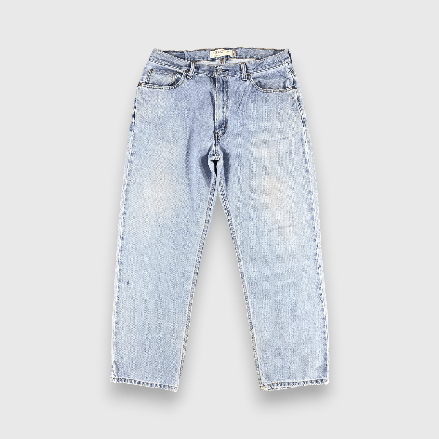 Levi's Vintage Light Wash Levis 550 Jeans-J2297 Size US 35 - 1 Thumbnail