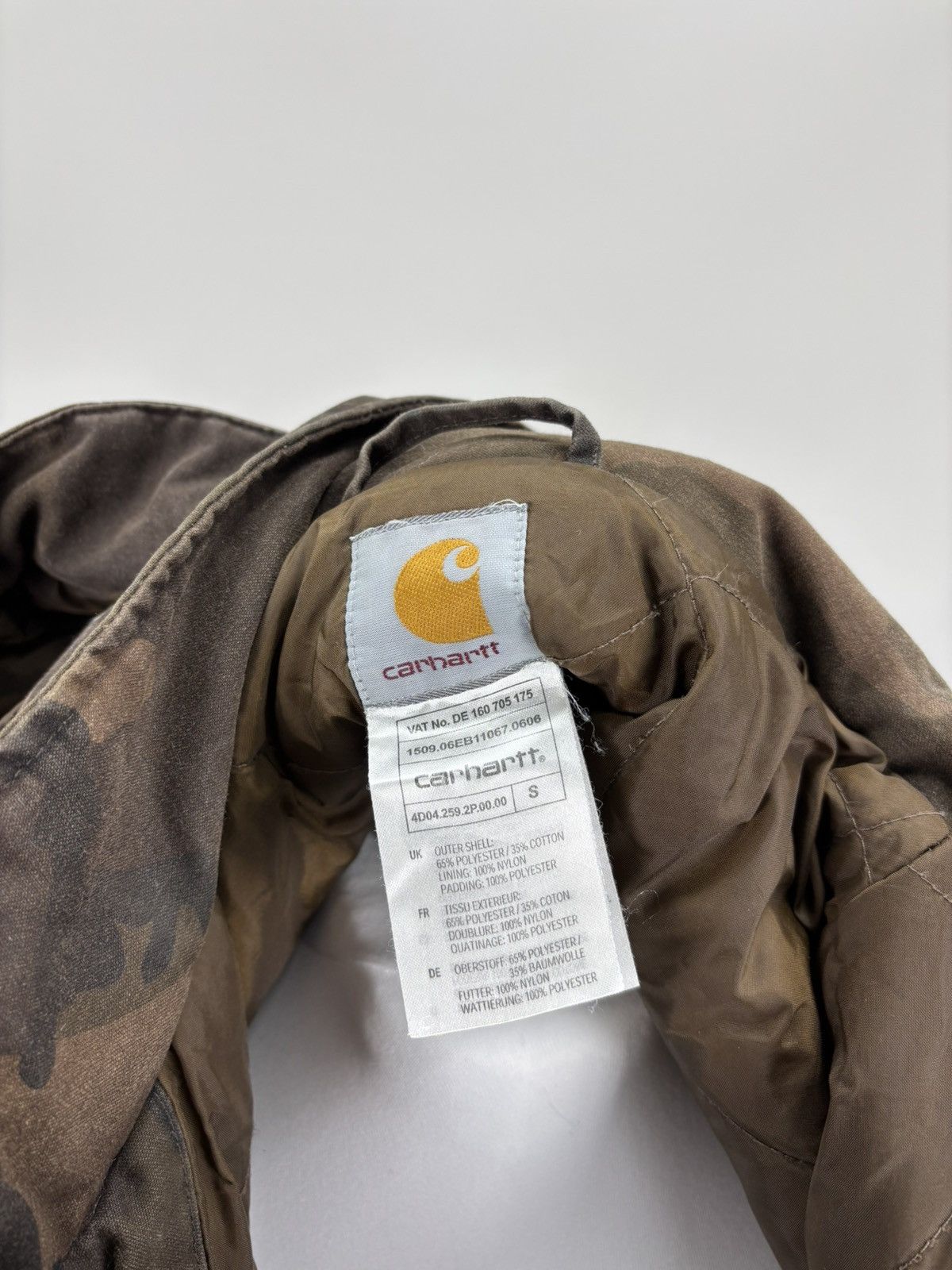 Carhartt Mens jacket Carhartt Size S Color Brown Size US S / EU 44-46 / 1 - 12 Thumbnail