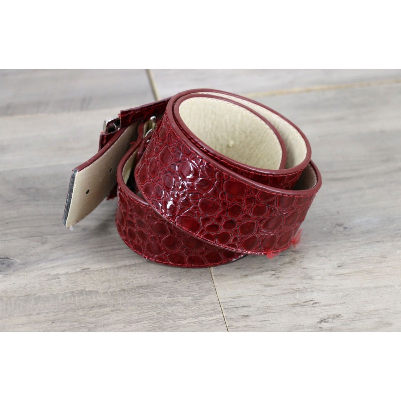 Vintage Chinese Laundry Y2K Distressed Leather Belt L- XL il_fullxfull.7199481440_kuso.jpg main image 4