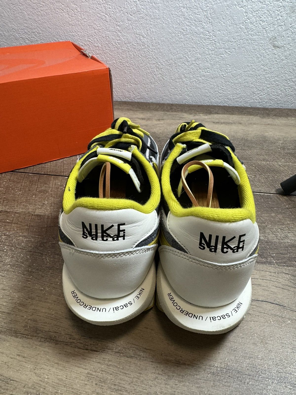 Nike Nike LD Waffle Sacai Undercover Black Bright Citron Size 12 Size US 12 / EU 45 - 4 Thumbnail
