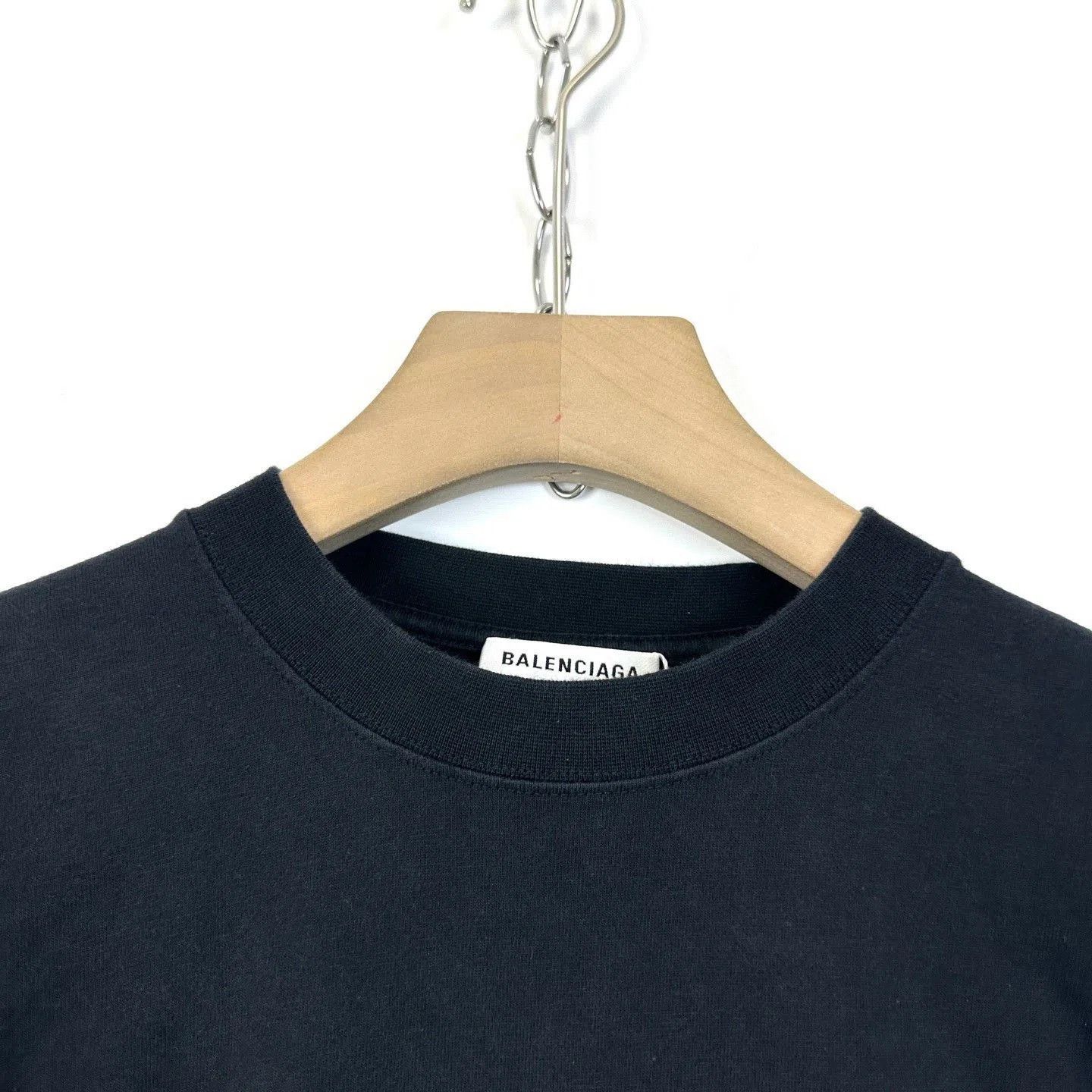 Balenciaga Balenciaga Rhinestone Double B Logo T-shirt. Size XXS / US 00 / IT 34 - 3 Thumbnail