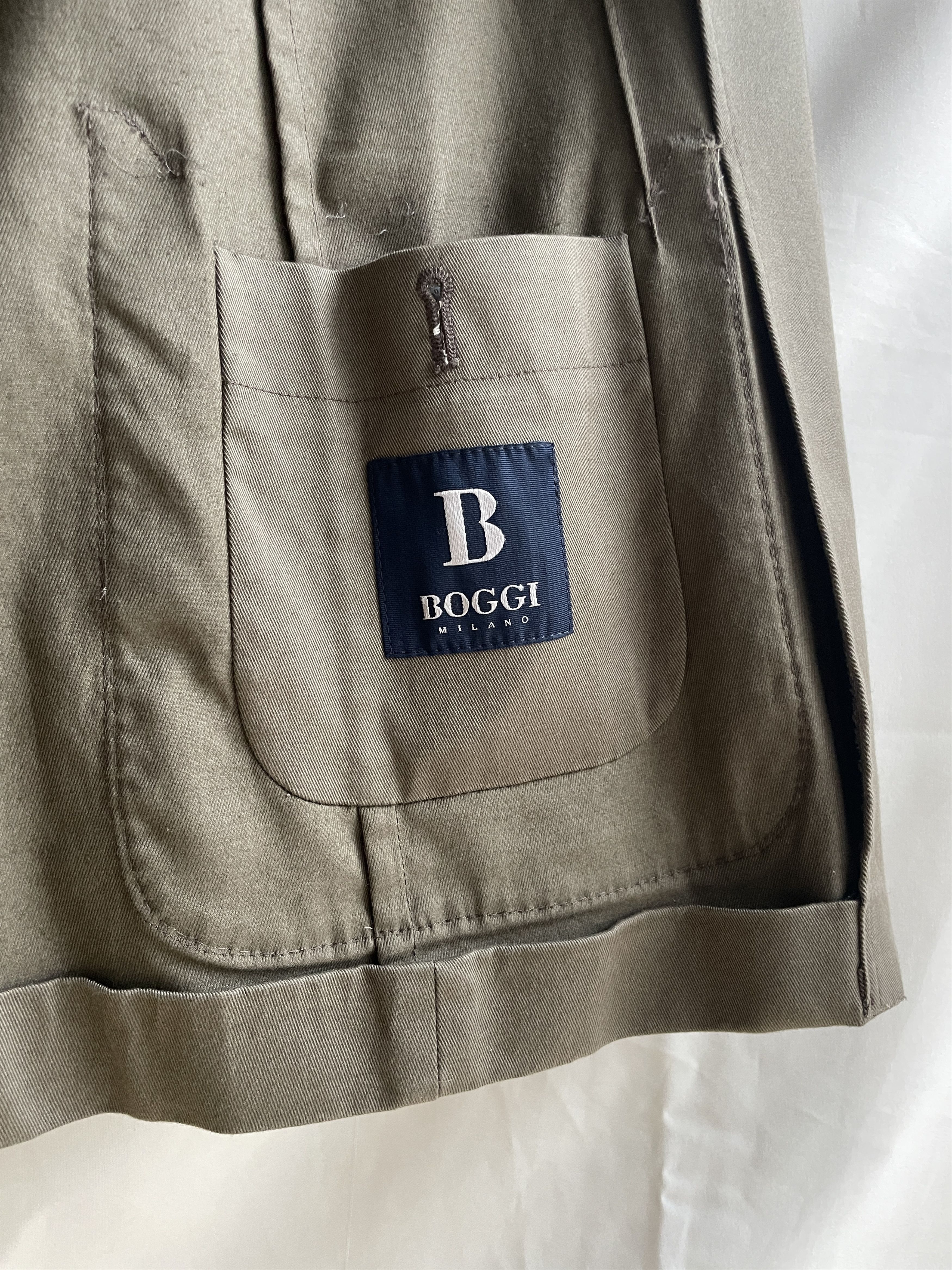 Boggi Boggi Milano Unlined Cotton Blazer Size EUR 56 Size 46R - 7 Thumbnail