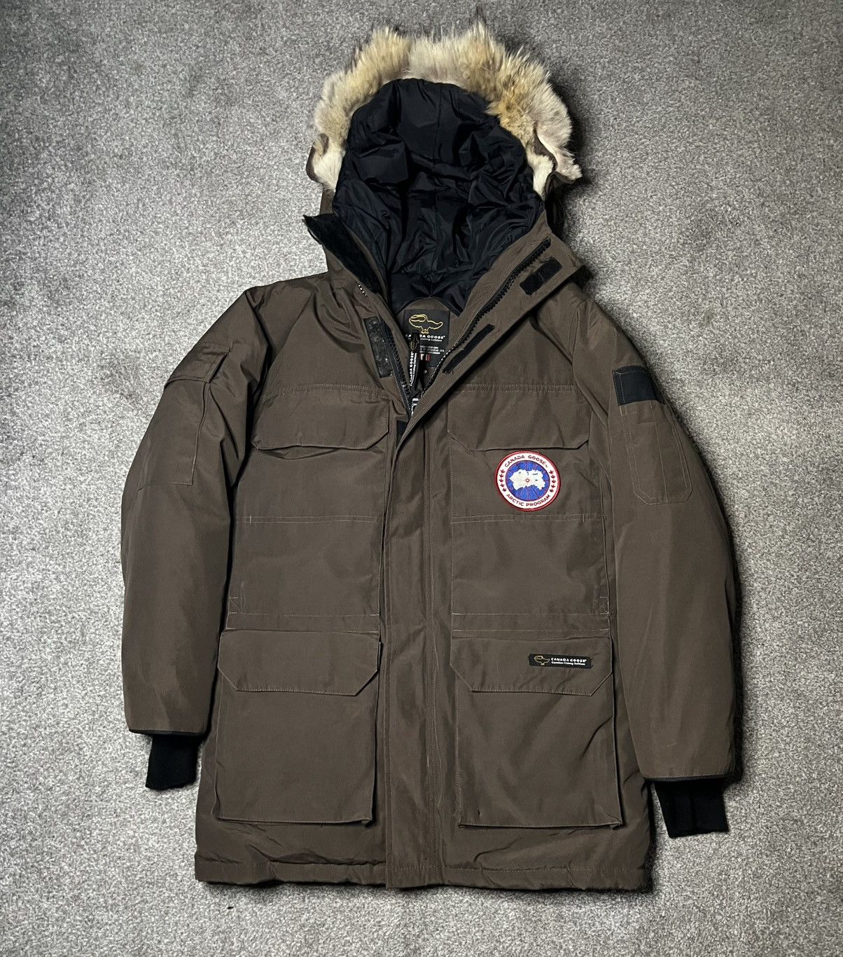 Canada Goose Expedition Brown Vintage Parka For Men Xs, Men's