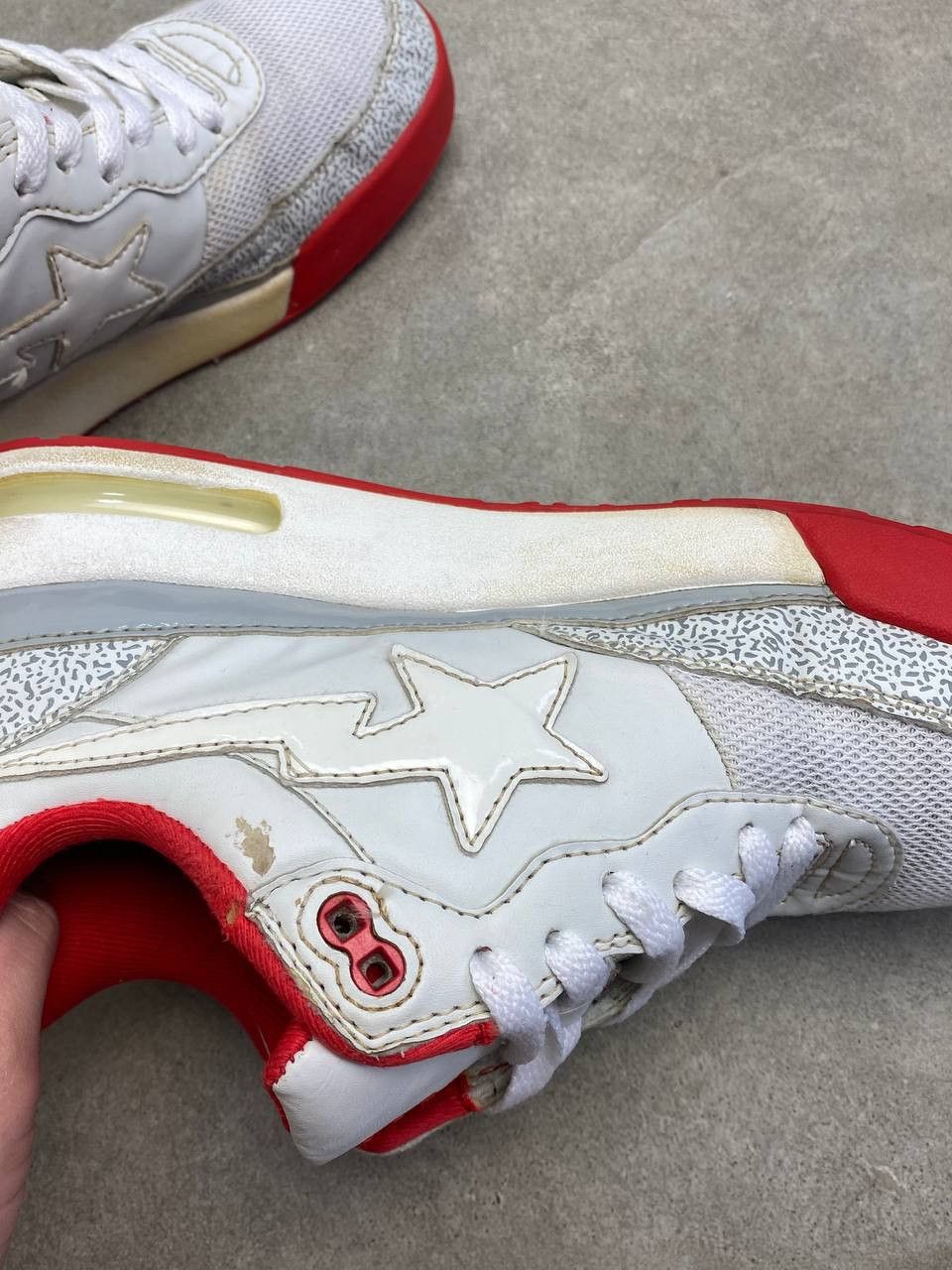 Bape Vintage BAPE STA by Nigo ROADSTA White Cement Camo Sneakers Size US 7.5 / EU 40-41 - 14 Thumbnail