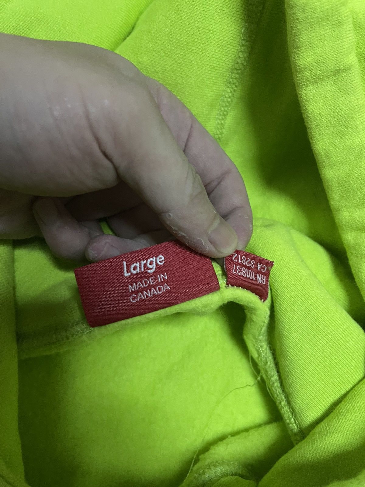 Supreme Supreme lime Green motion logo box logo hoodie sweatshirt Size US L / EU 52-54 / 3 - 5 Thumbnail