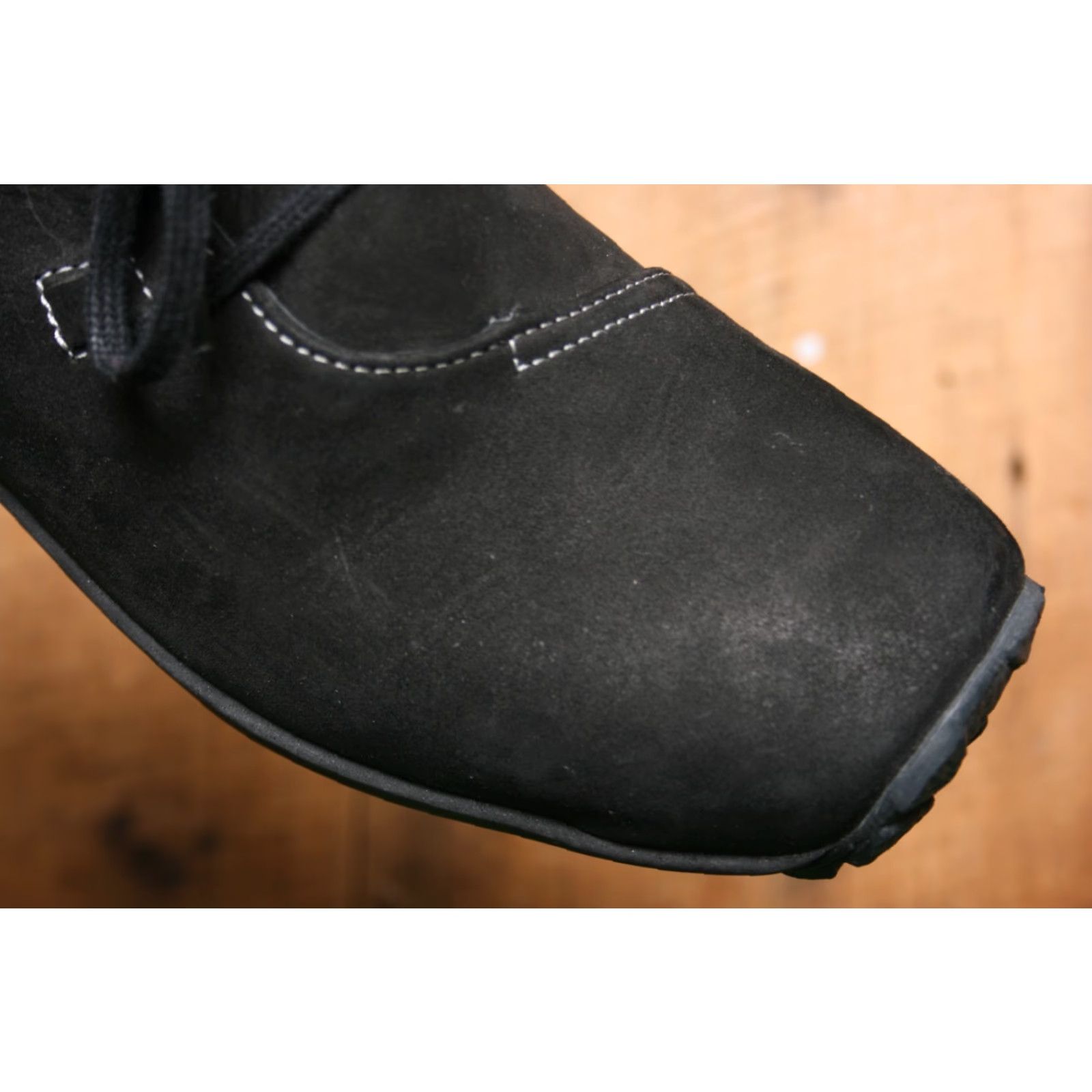 Vintage VINTAGE Wolky Bootie Black Nubuck Lace Up Wedge Ankle Boots US 9 EUR 40 Womens Men’s? Size US 9 / IT 39 - 6 Thumbnail