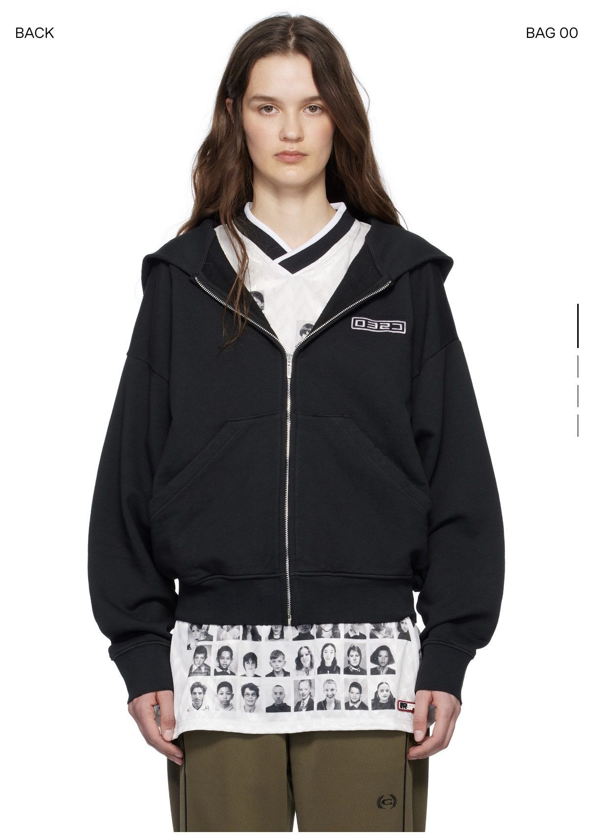 032c 032C black zip up hoodie Size US S / EU 44-46 / 1 - 4 Thumbnail