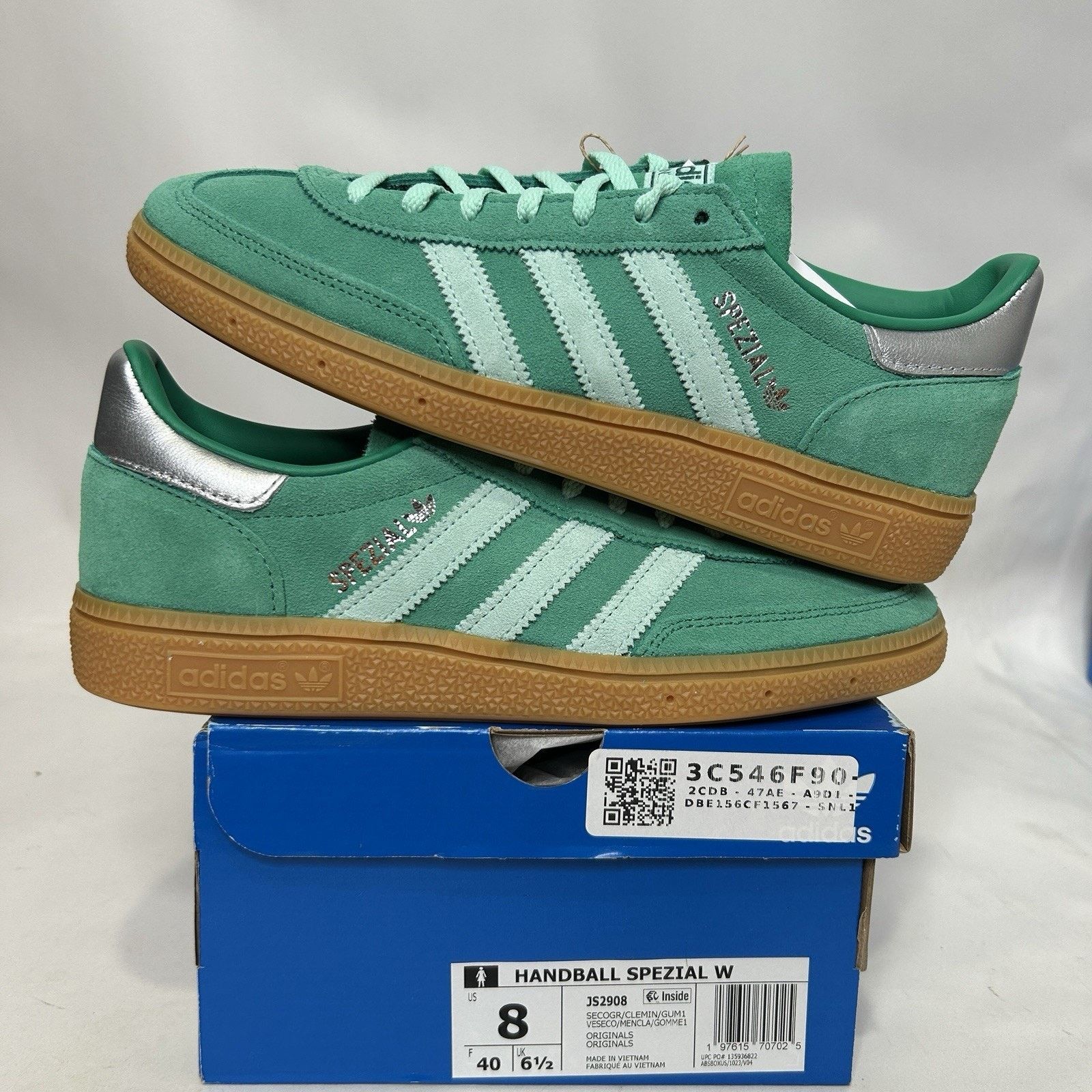 Adidas adidas Handball Spezial WMNS “Semi Court Green” JS2908 Size US 8 / IT 38 - 1 Thumbnail