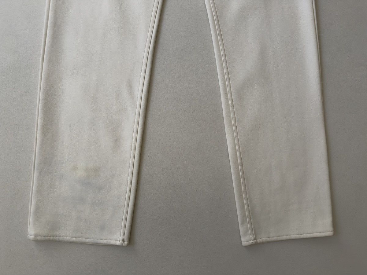 Helmut Lang 1980s Sample White Vegan Leather Pants Size US 30 / EU 46 - 12 Thumbnail