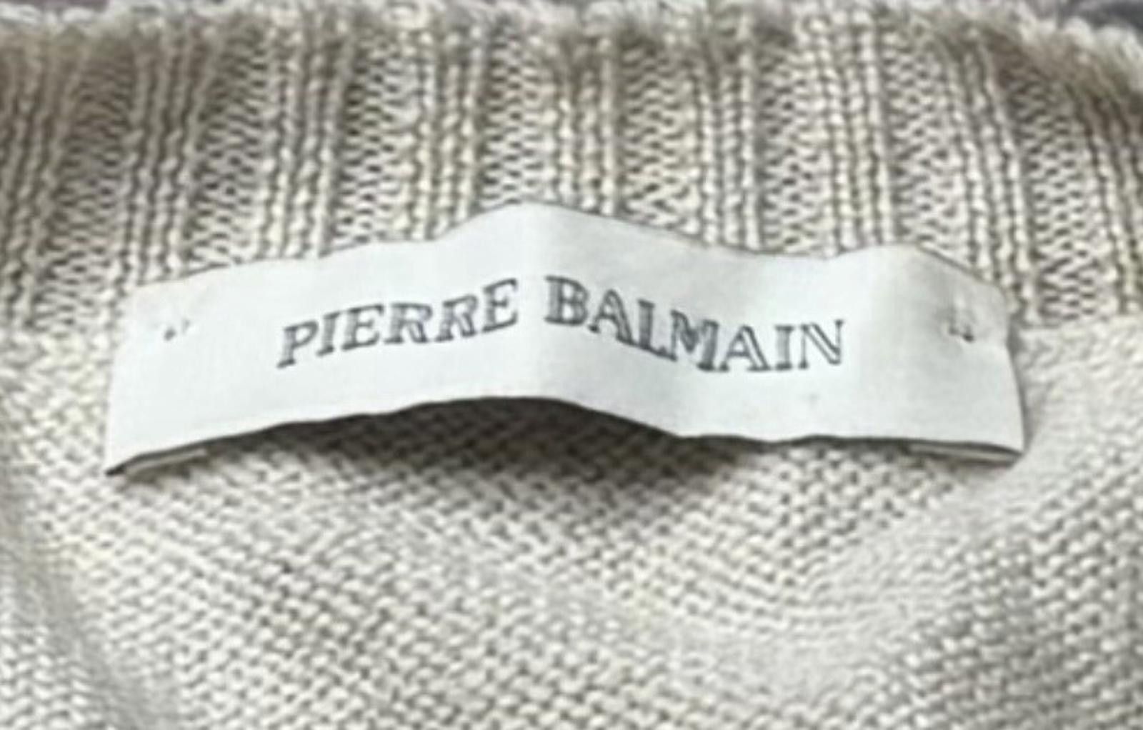 Pierre Balmain Pierre Balmain Sweater Women 30 M 100% Wool Distressed Italy Size M / US 6-8 / IT 42-44 - 2 Thumbnail
