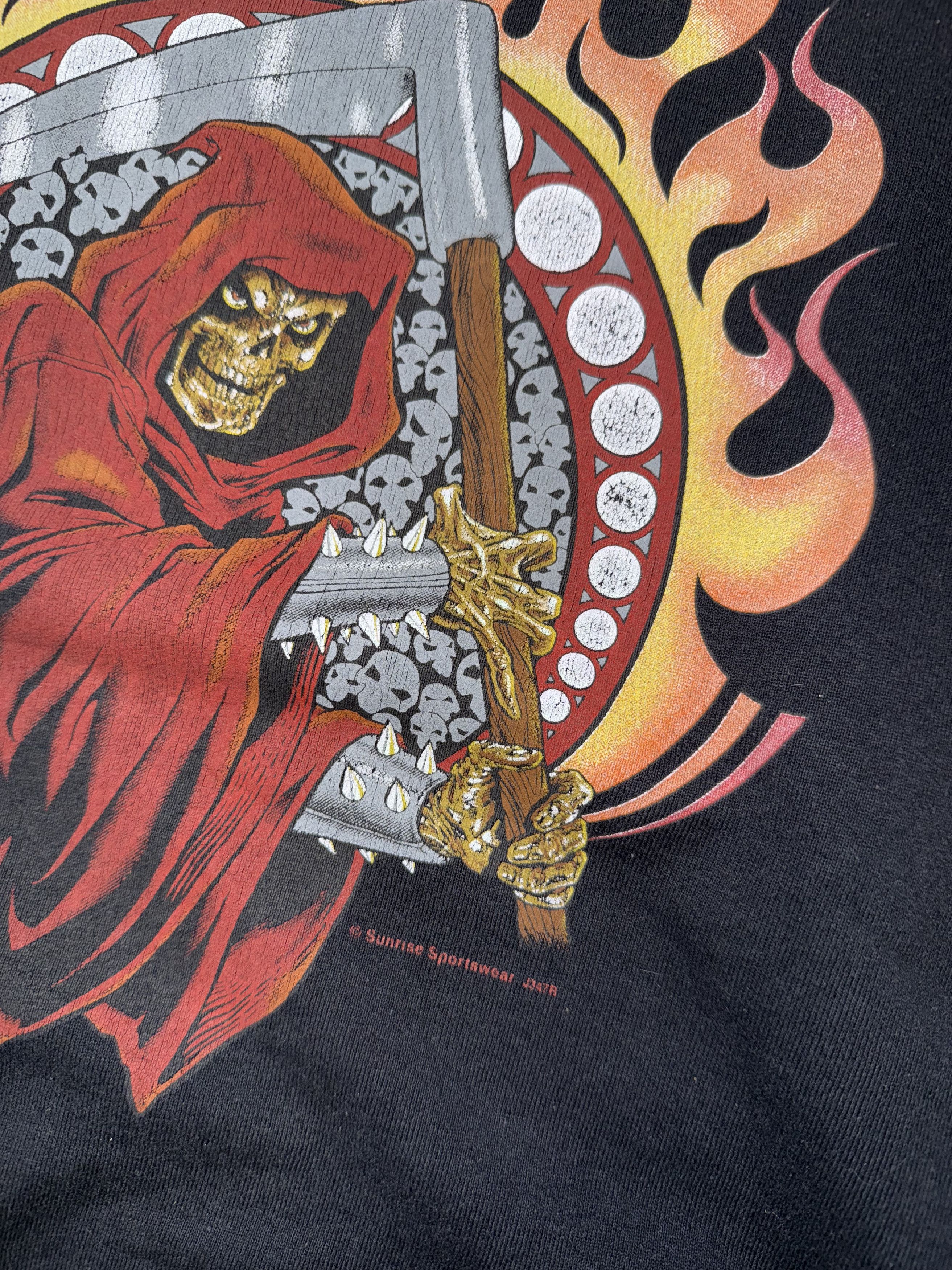 Band Tees × Vintage Vintage Reaper Hoodie 90s Size US S / EU 44-46 / 1 - 4 Thumbnail