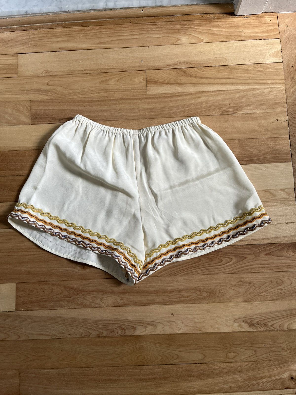 Bode NWOT - Bode Bolo Silk Short Size 26" / US 2 / IT 38 - 2 Thumbnail