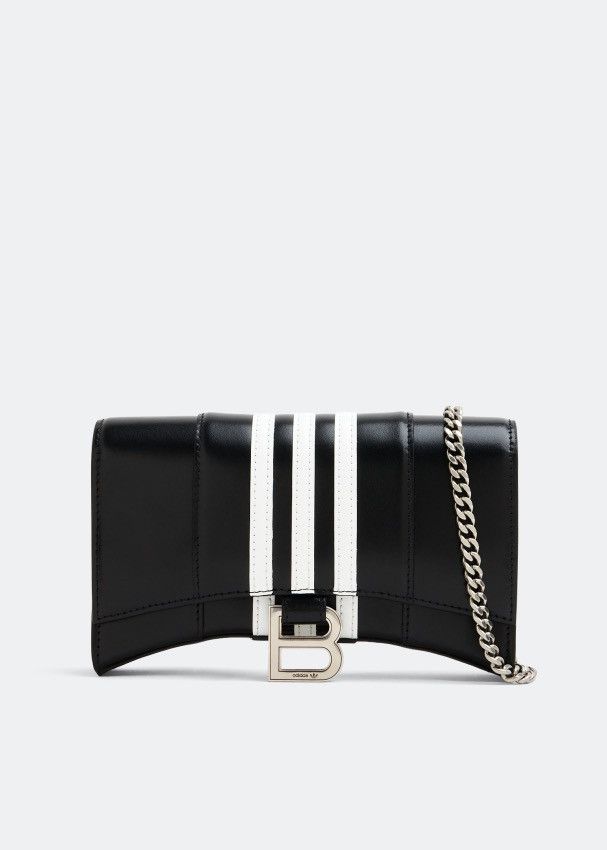 Adidas × Balenciaga 💥LIMITED💥Bale X Adidas Leather Wallet on Chain Hourglass Bag Size ONE SIZE - 2 Thumbnail