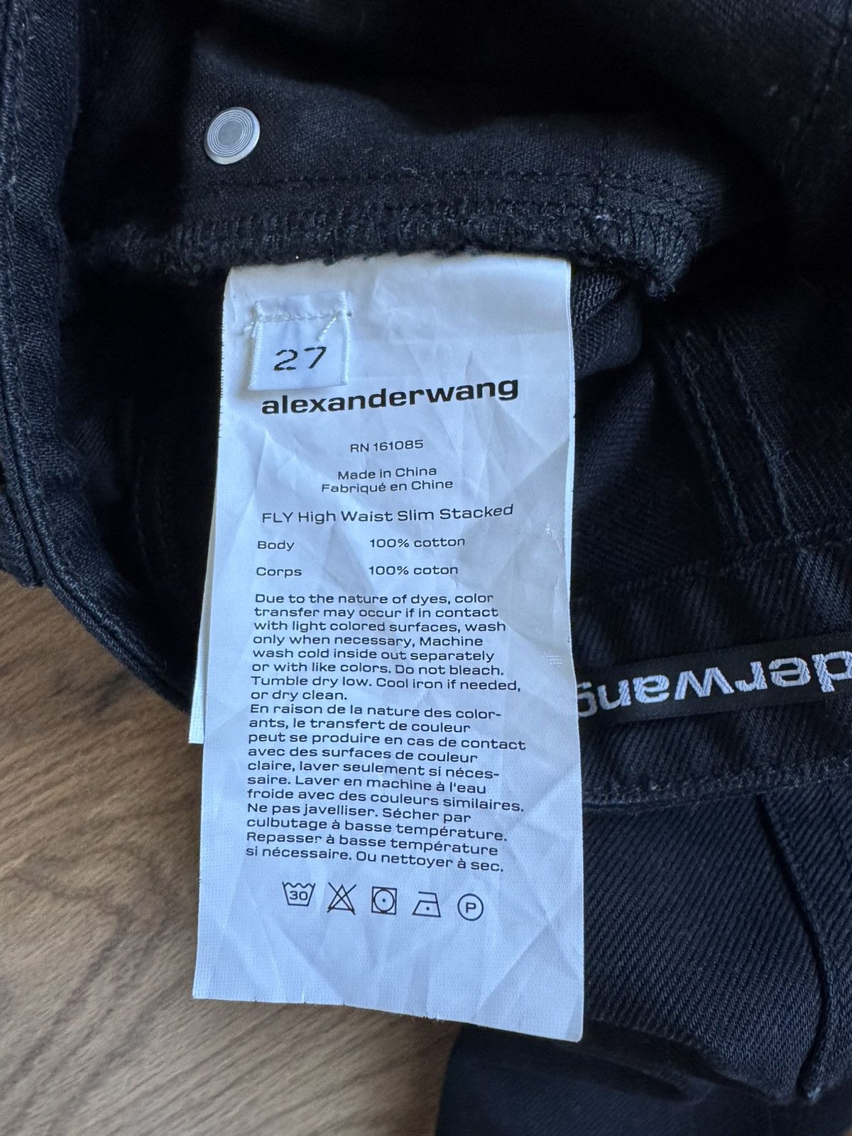 Alexander Wang Alexander Wang Black Jeans Size 27" / US 4 / IT 40 - 5 Thumbnail