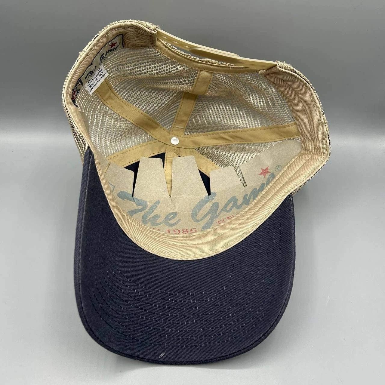 The Game Vintage University of Pittsburgh Trucker Hat Men Snap Back Size ONE SIZE - 2 Thumbnail