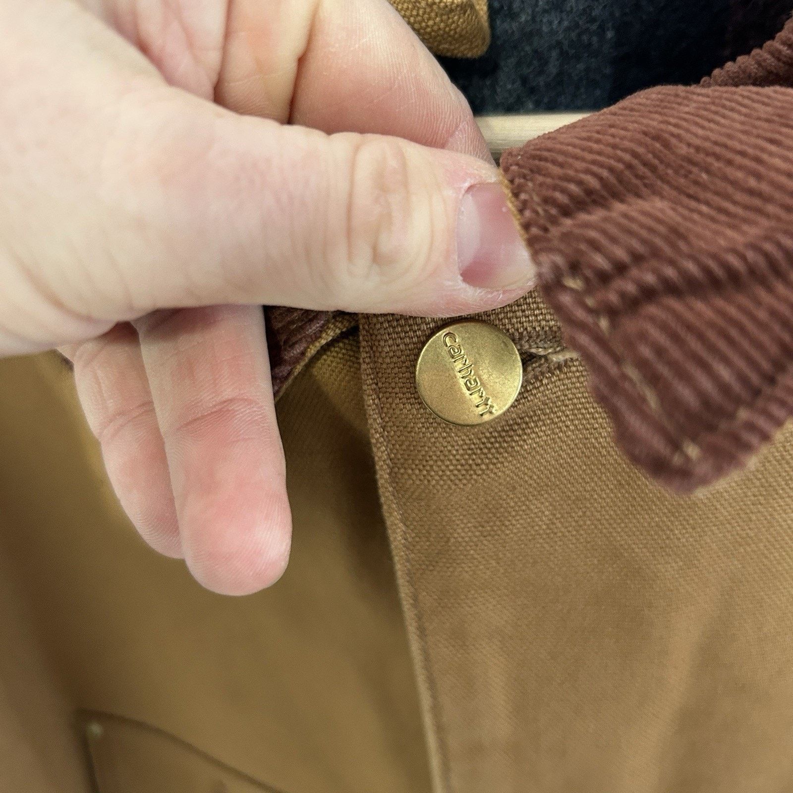 Carhartt Carhartt Blanket Lined Corduroy Collar Chore Coat “Brown” Size US XL / EU 56 / 4 - 14 Thumbnail