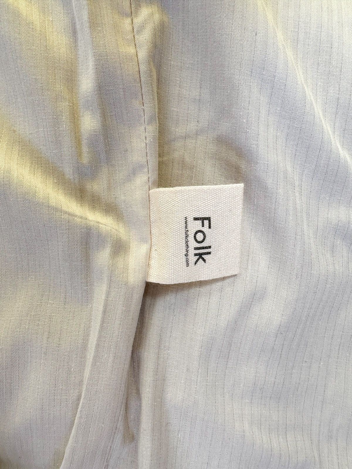 Folk FOLK Mens Sand Oat Beige Double Breasted Pocket Front Coat Size US L / EU 52-54 / 3 - 6 Thumbnail