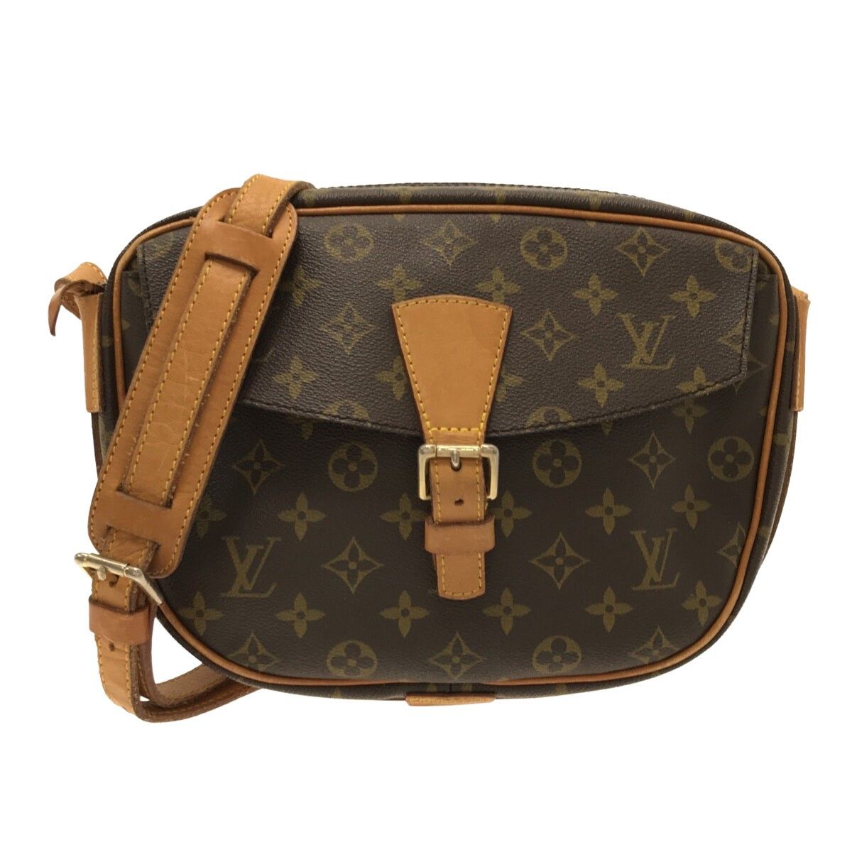 Handbags Louis Vuitton Louis Vuitton Monogram Jeune Fille GM Shoulder Bag M51225 LV Auth 30511a