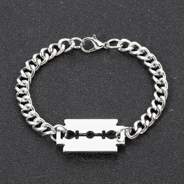 Designer Chain Bracelet Razor Size ONE SIZE - 4 Thumbnail